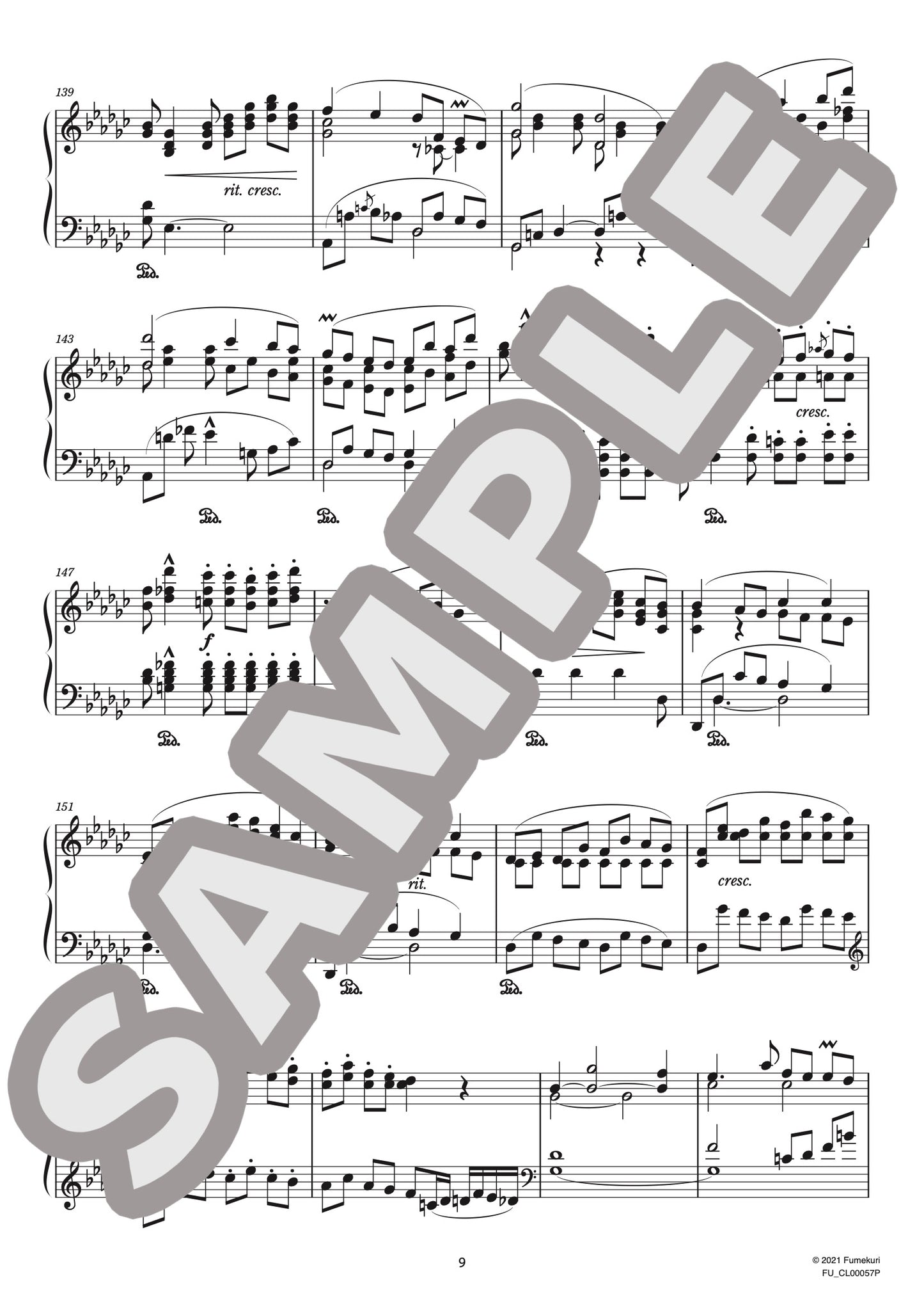 ピアノ・ソナタ 第5番 作品82 第1楽章 RONDÓ Allegro(ALBÉNIZ) / クラシック・オリジナル楽曲【中上級】