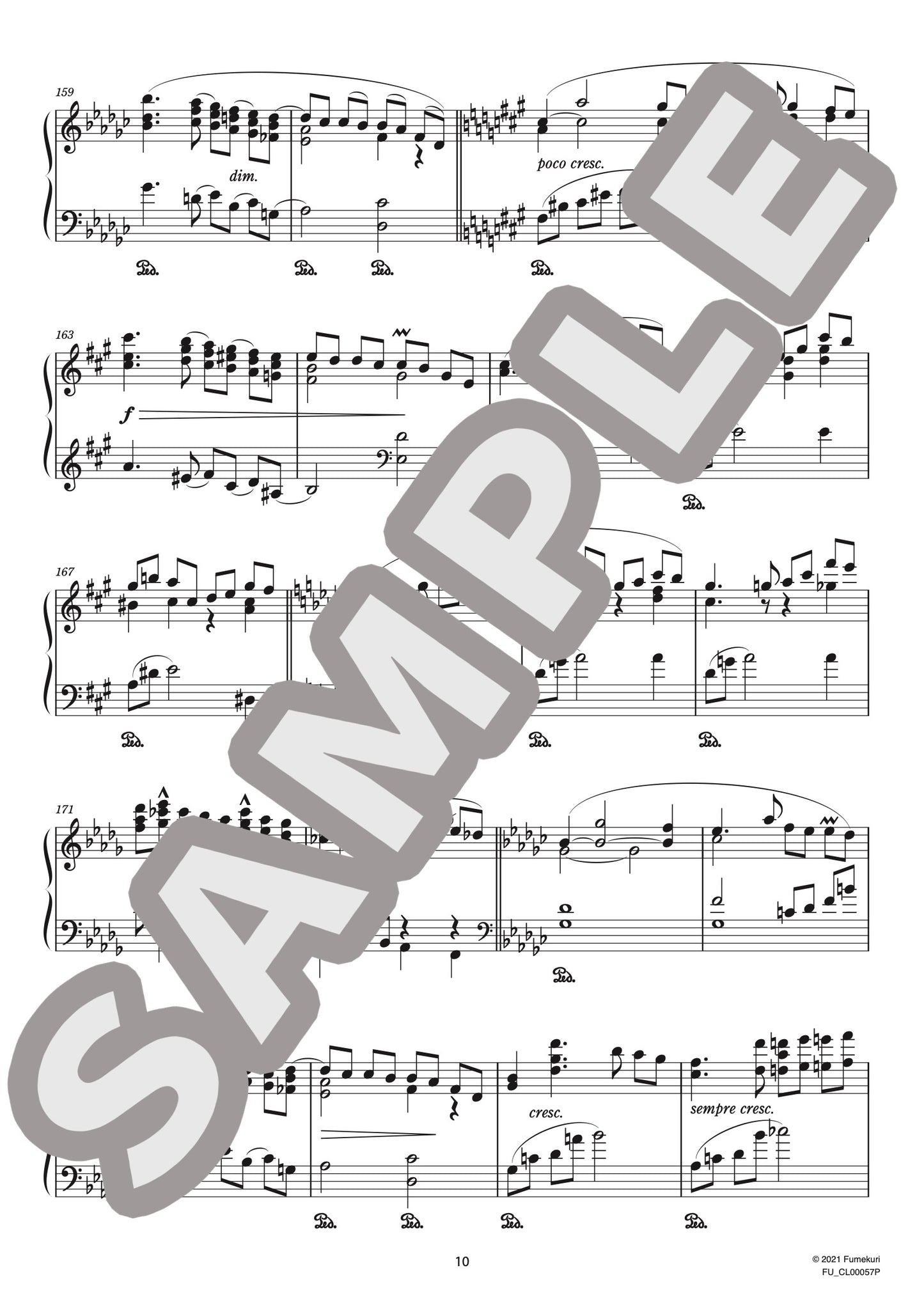ピアノ・ソナタ 第5番 作品82 第1楽章 RONDÓ Allegro(ALBÉNIZ) / クラシック・オリジナル楽曲【中上級】