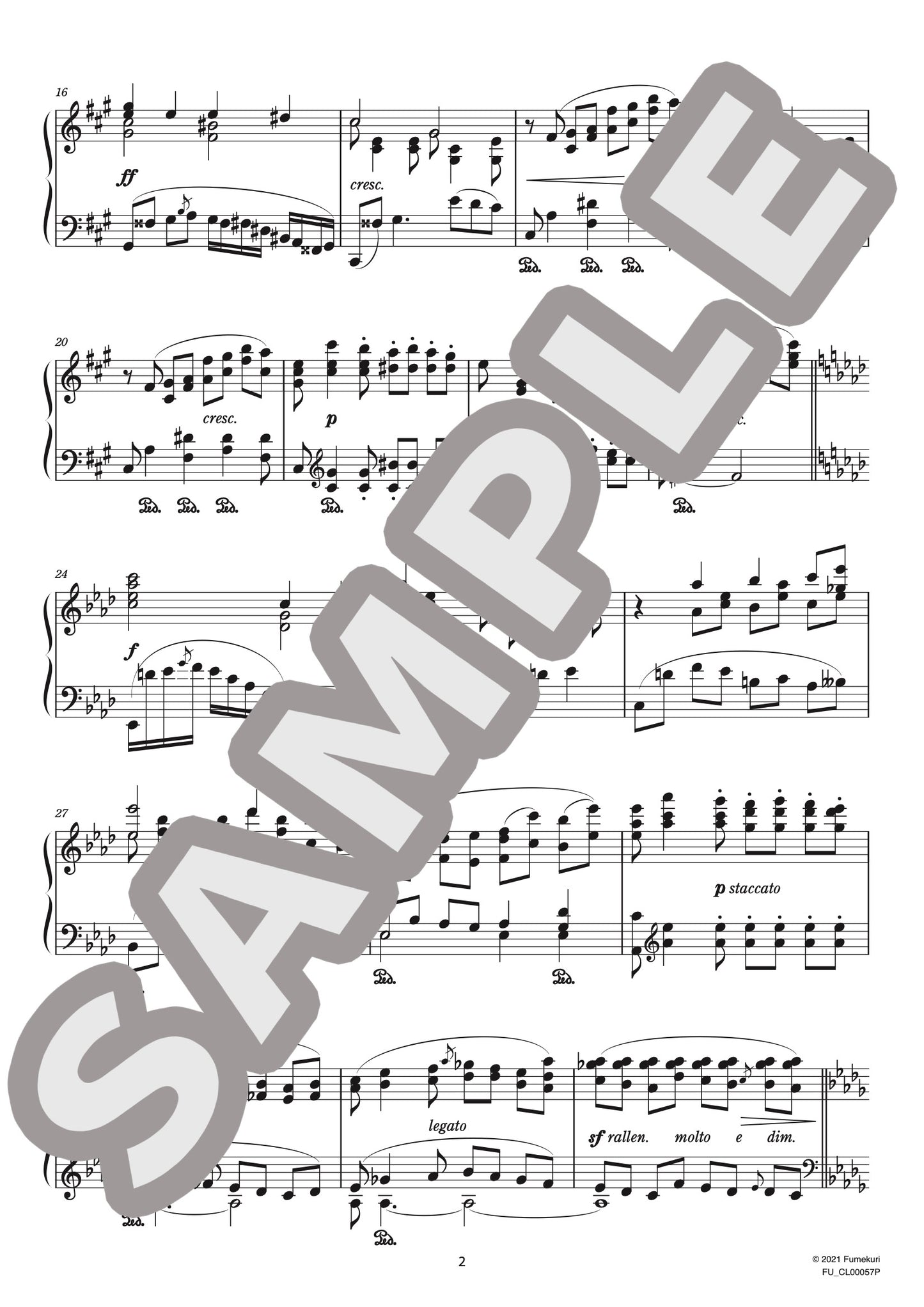 ピアノ・ソナタ 第5番 作品82 第1楽章 RONDÓ Allegro(ALBÉNIZ) / クラシック・オリジナル楽曲【中上級】