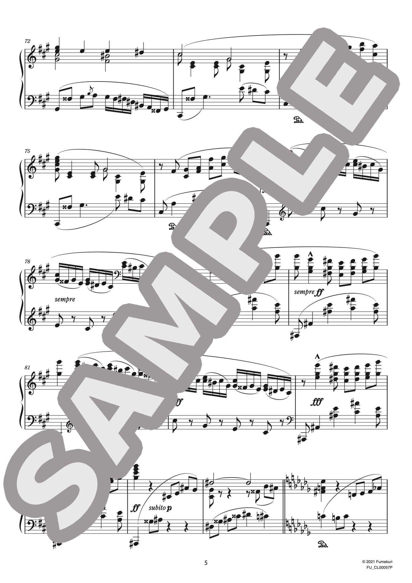 ピアノ・ソナタ 第5番 作品82 第1楽章 RONDÓ Allegro(ALBÉNIZ) / クラシック・オリジナル楽曲【中上級】