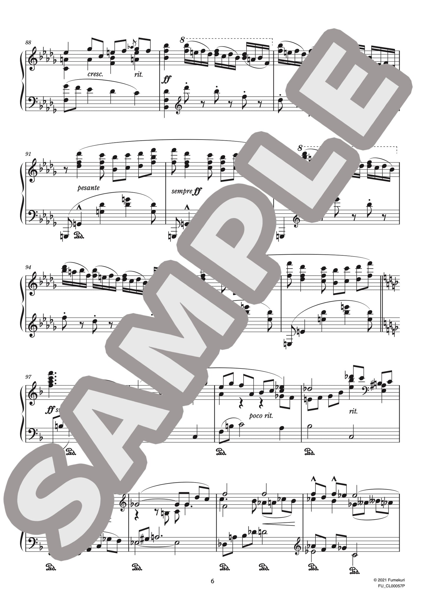 ピアノ・ソナタ 第5番 作品82 第1楽章 RONDÓ Allegro(ALBÉNIZ) / クラシック・オリジナル楽曲【中上級】