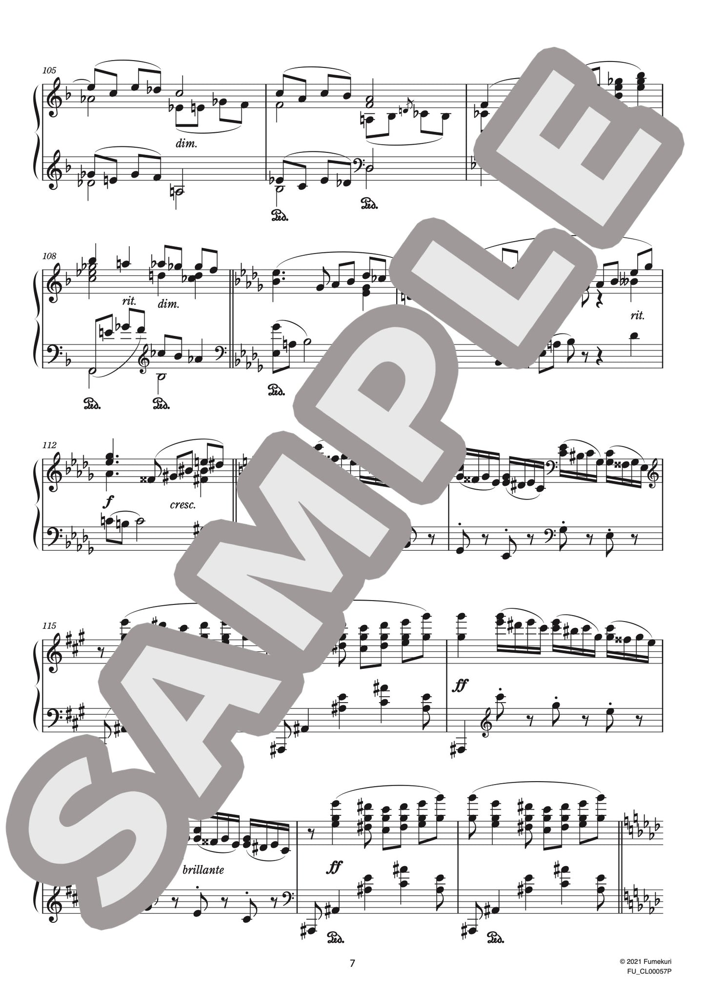 ピアノ・ソナタ 第5番 作品82 第1楽章 RONDÓ Allegro(ALBÉNIZ) / クラシック・オリジナル楽曲【中上級】