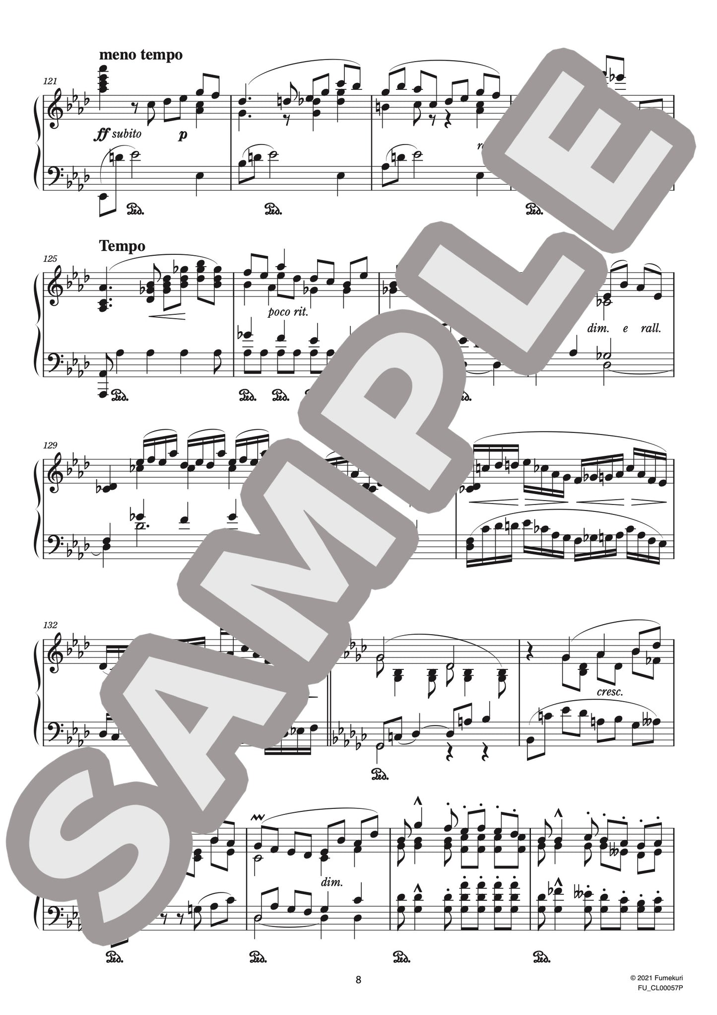 ピアノ・ソナタ 第5番 作品82 第1楽章 RONDÓ Allegro(ALBÉNIZ) / クラシック・オリジナル楽曲【中上級】