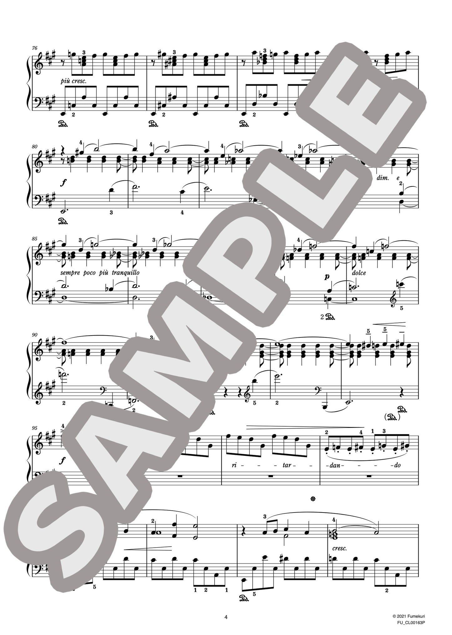 抒情小曲集 第6集 作品57 より ゲーゼ(GRIEG) / クラシック・オリジナル楽曲【中上級】