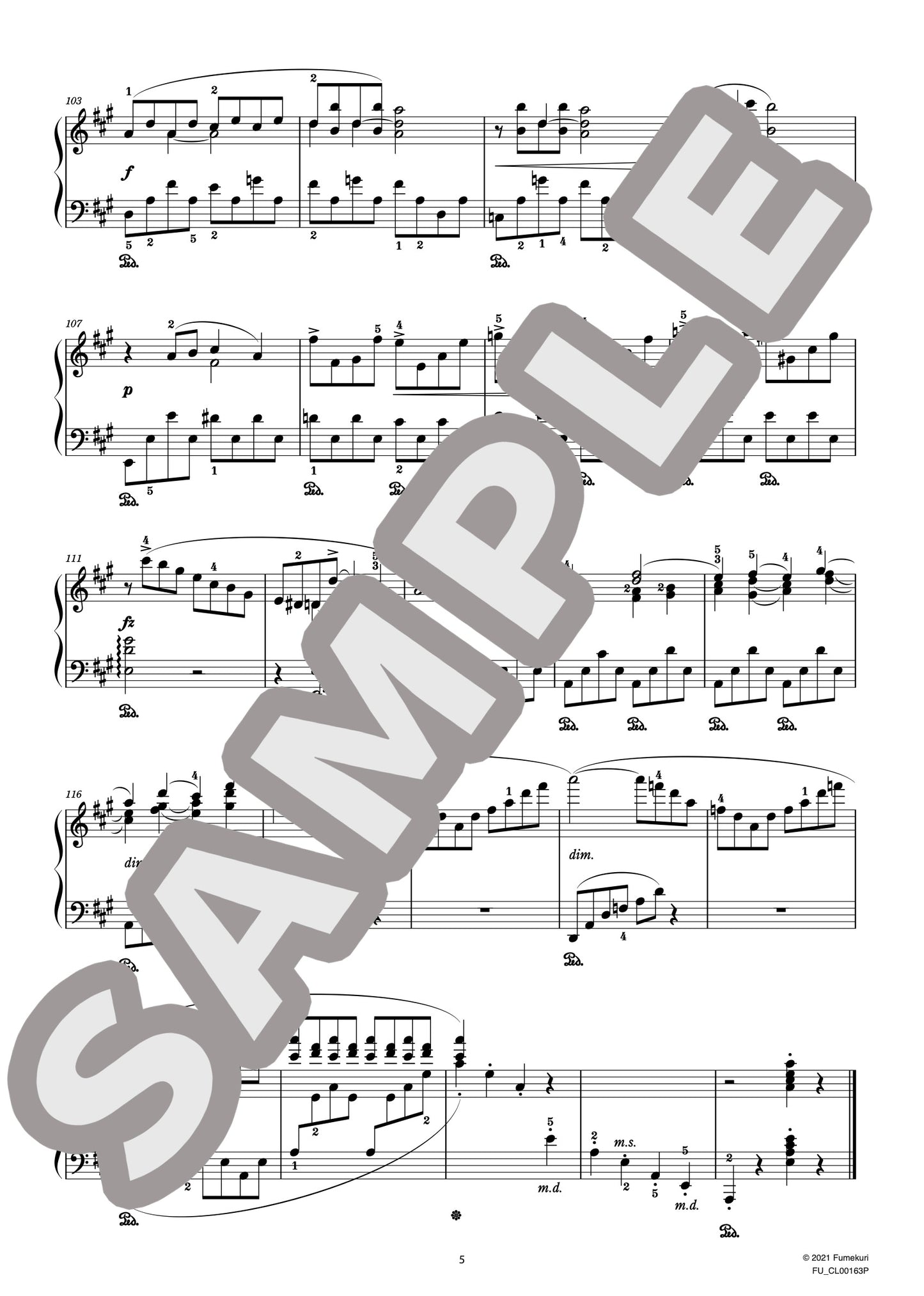 抒情小曲集 第6集 作品57 より ゲーゼ(GRIEG) / クラシック・オリジナル楽曲【中上級】