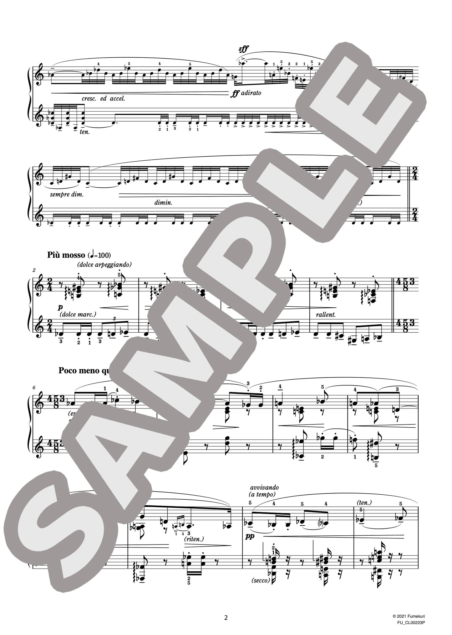 仮面劇 作品34 より III. ドン・ファンのセレナーデ作品34-3(SZYMANOWSKI) / クラシック・オリジナル楽曲【中上級】