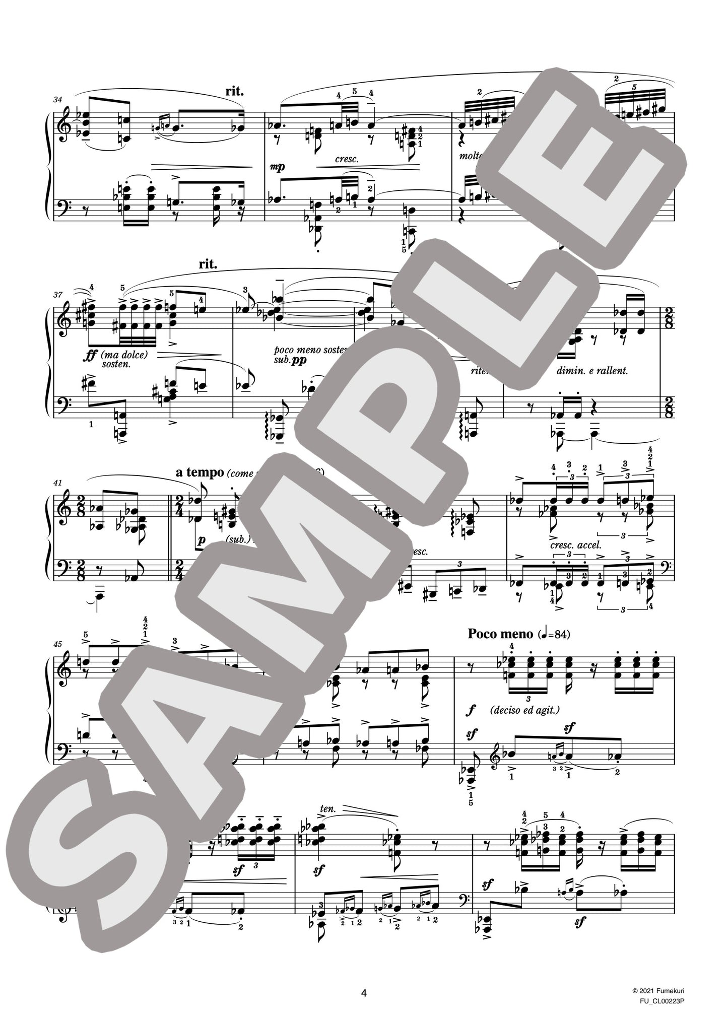 仮面劇 作品34 より III. ドン・ファンのセレナーデ作品34-3(SZYMANOWSKI) / クラシック・オリジナル楽曲【中上級】