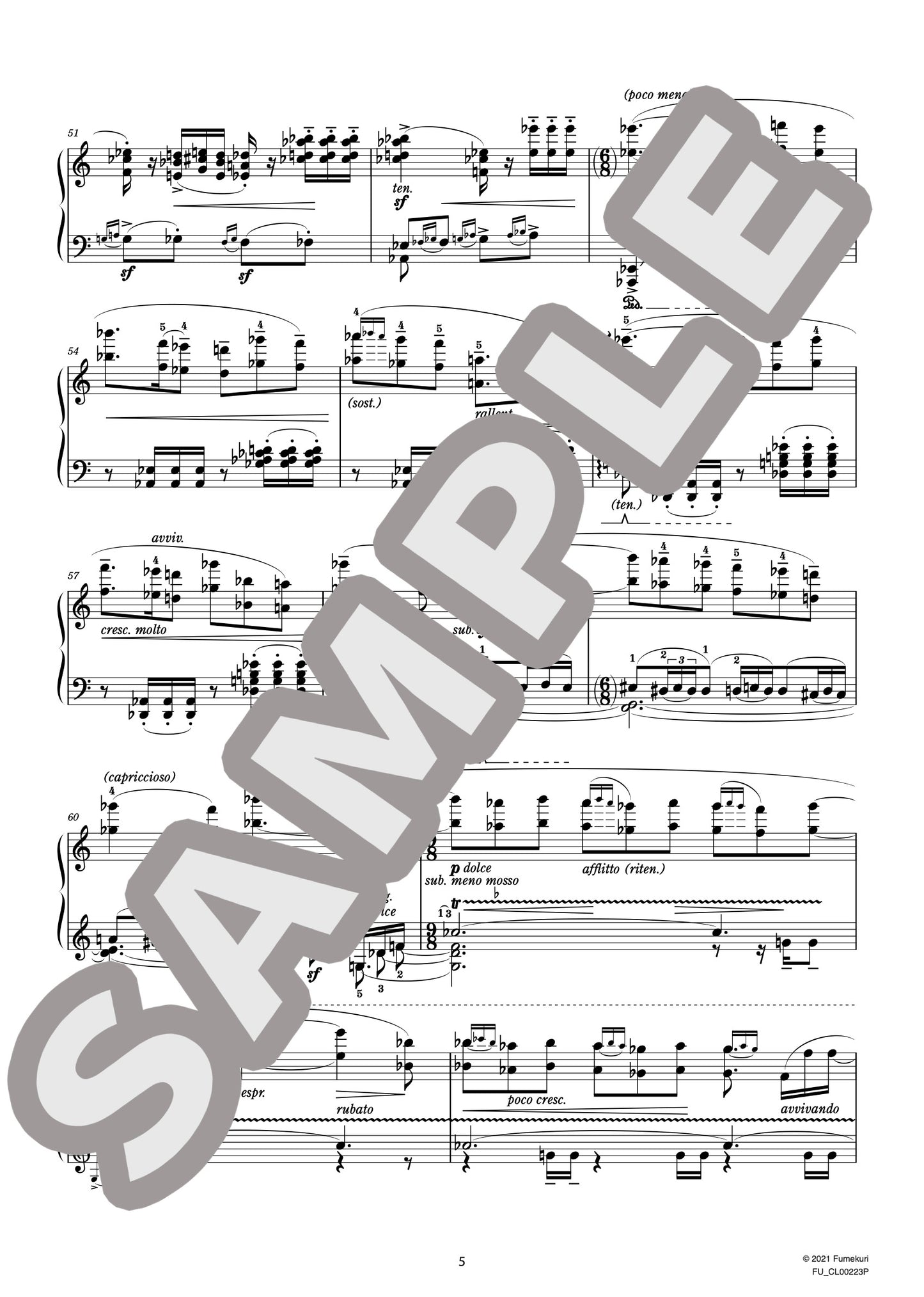 仮面劇 作品34 より III. ドン・ファンのセレナーデ作品34-3(SZYMANOWSKI) / クラシック・オリジナル楽曲【中上級】