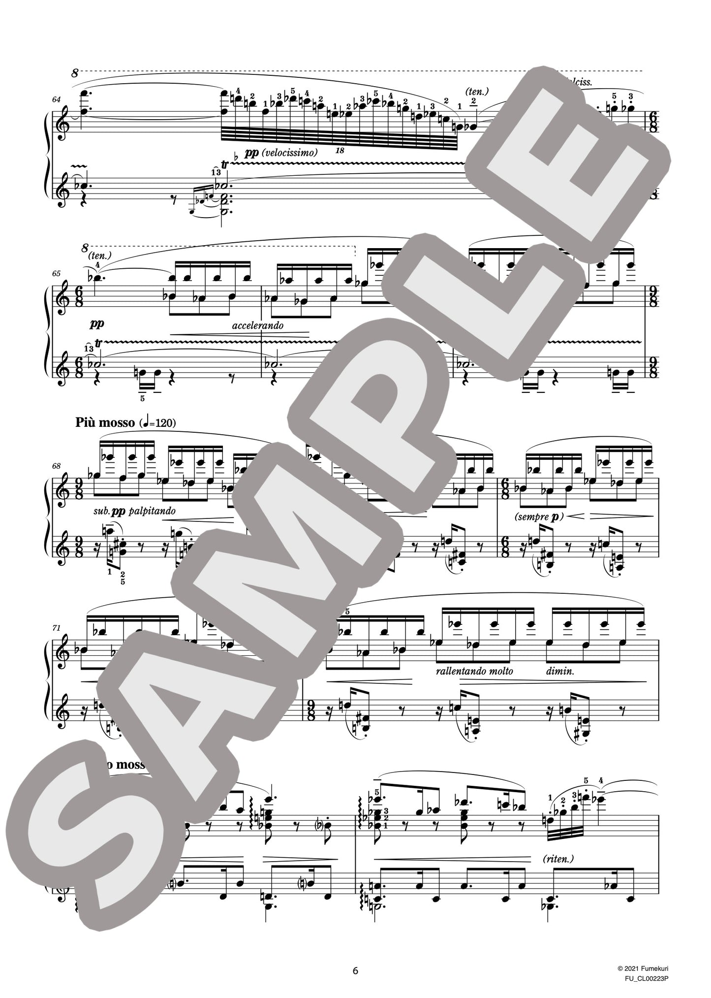 仮面劇 作品34 より III. ドン・ファンのセレナーデ作品34-3(SZYMANOWSKI) / クラシック・オリジナル楽曲【中上級】