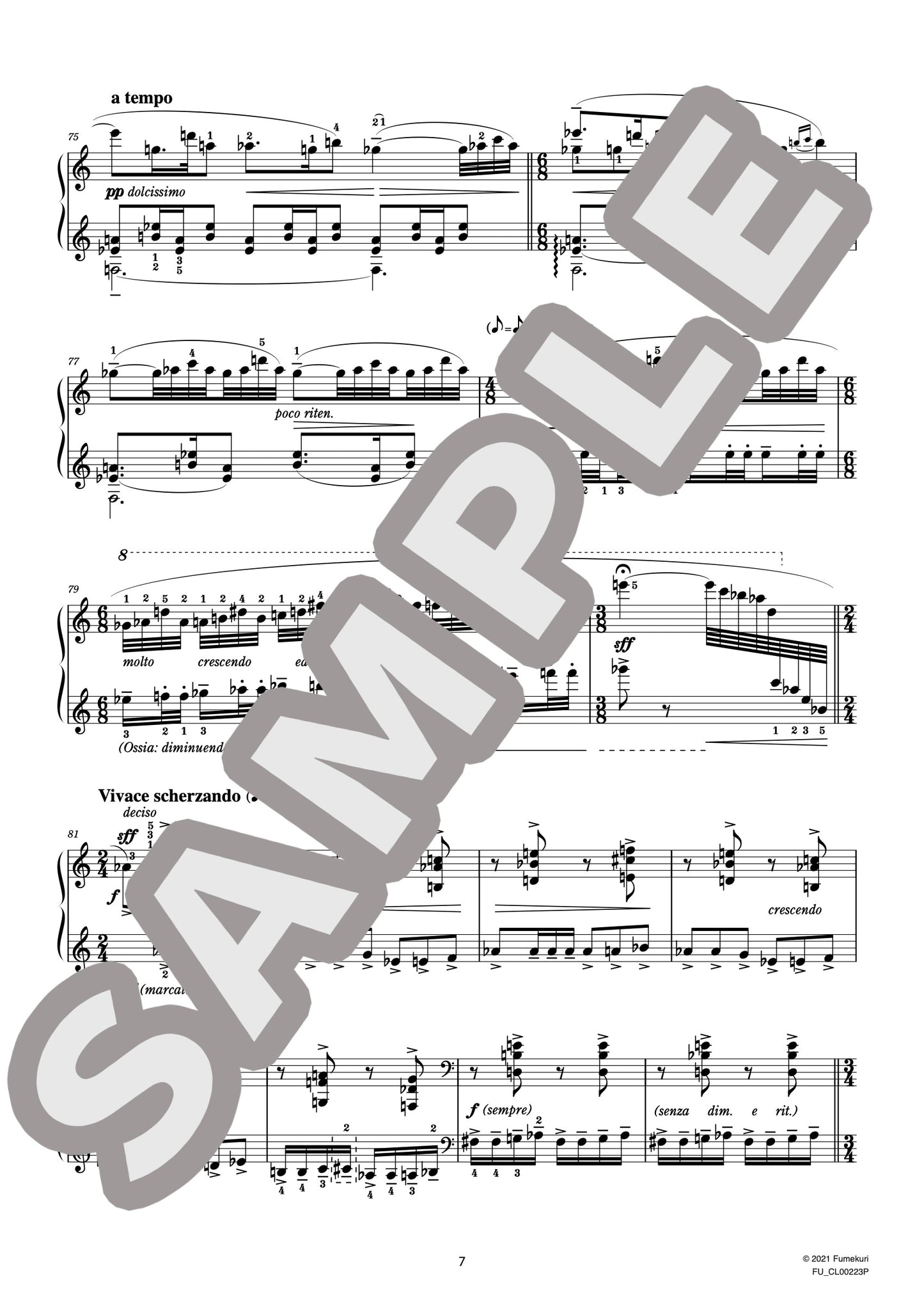 仮面劇 作品34 より III. ドン・ファンのセレナーデ作品34-3(SZYMANOWSKI) / クラシック・オリジナル楽曲【中上級】