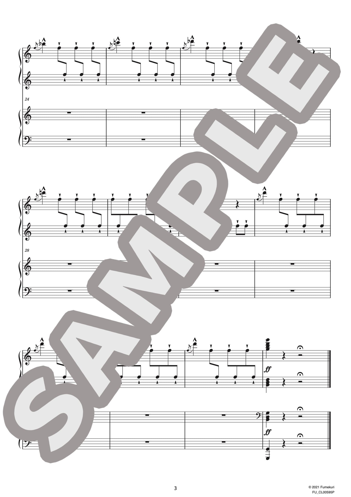動物の謝肉祭 めんどりとおんどり(SAINT-SAËNS) / クラシック・オリジナル楽曲【中上級】