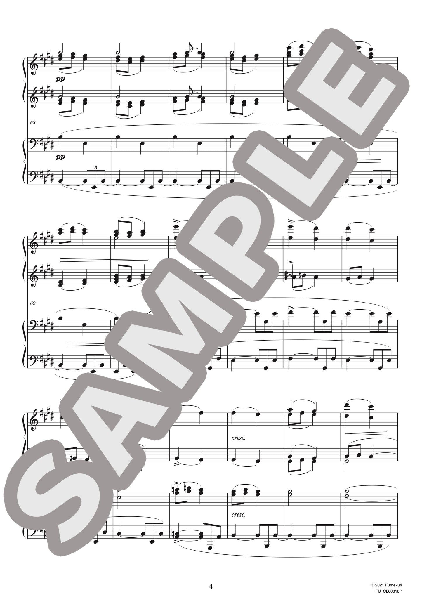 子守歌 作品105(SAINT-SAËNS) / クラシック・オリジナル楽曲【中上級】