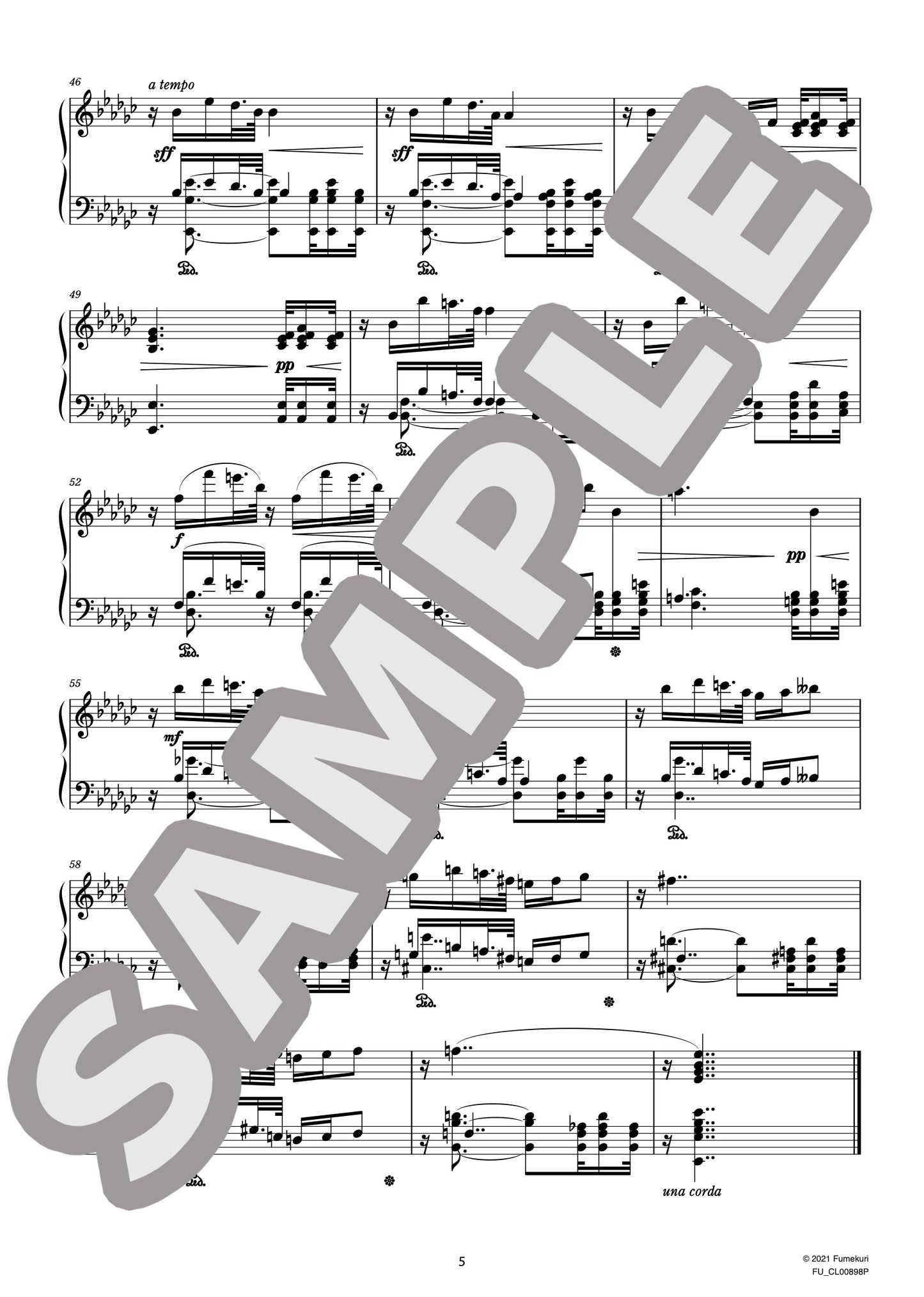 ピアノ・ソナタ『1905年10月2日 街頭にて』II. 死(JANÁČEK) / クラシック・オリジナル楽曲【中上級】
