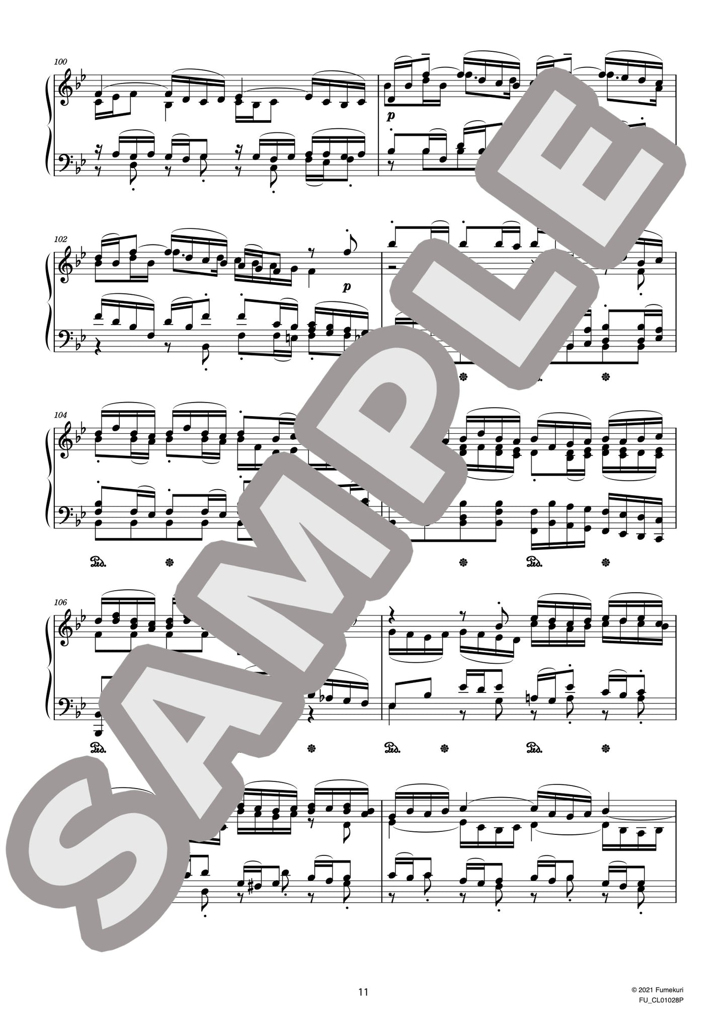 J.S.バッハによるブランデンブルク協奏曲 第6番 第1楽章(J.S.BACH=STRADAL) / クラシック・オリジナル楽曲【中上級】