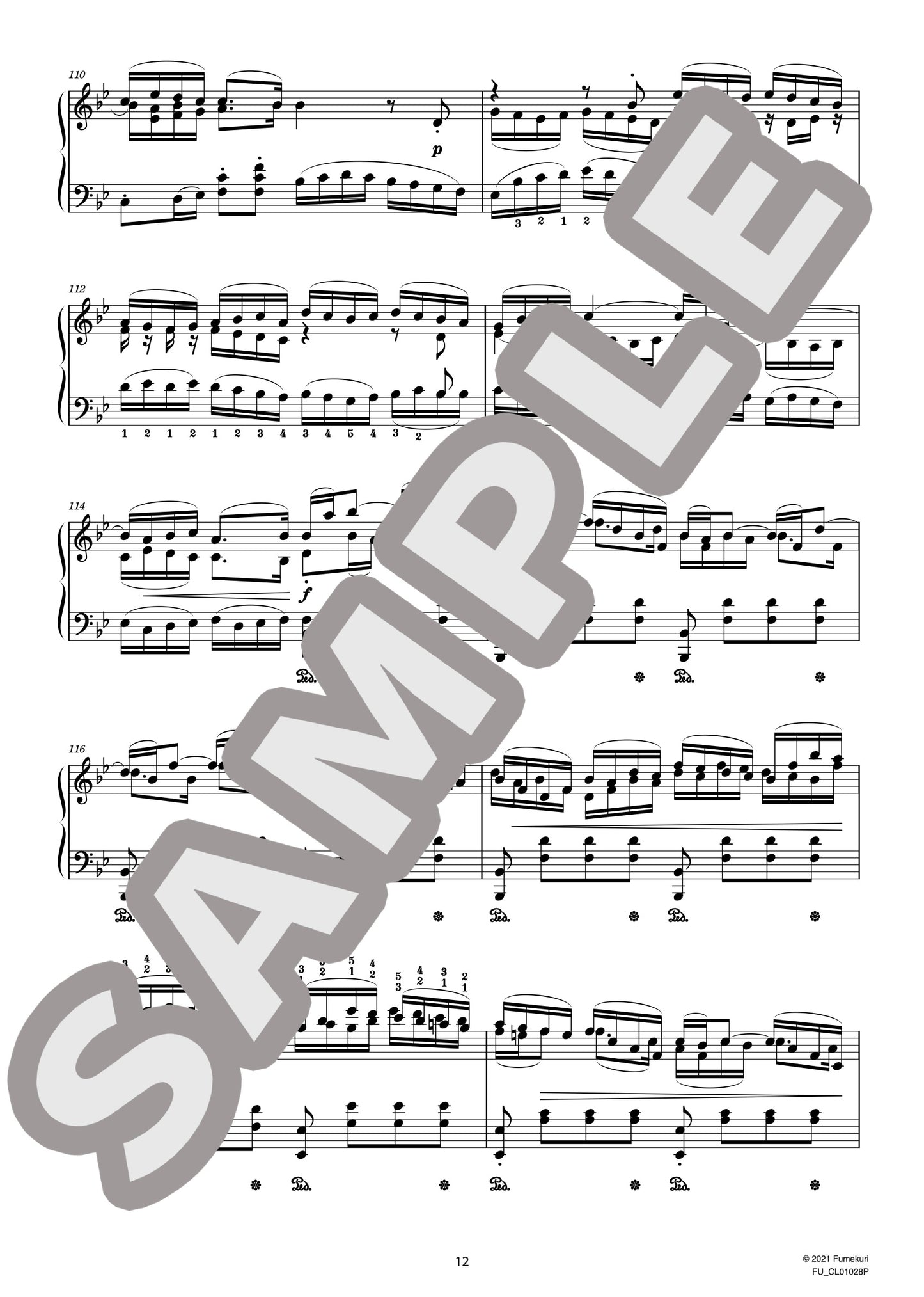 J.S.バッハによるブランデンブルク協奏曲 第6番 第1楽章(J.S.BACH=STRADAL) / クラシック・オリジナル楽曲【中上級】