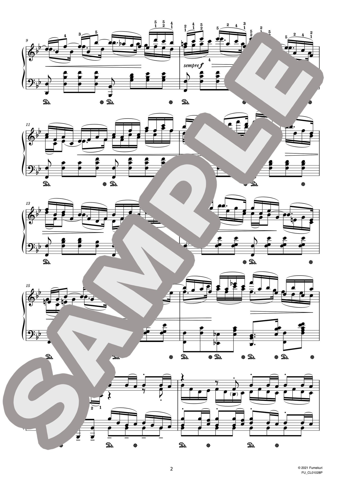 J.S.バッハによるブランデンブルク協奏曲 第6番 第1楽章(J.S.BACH=STRADAL) / クラシック・オリジナル楽曲【中上級】