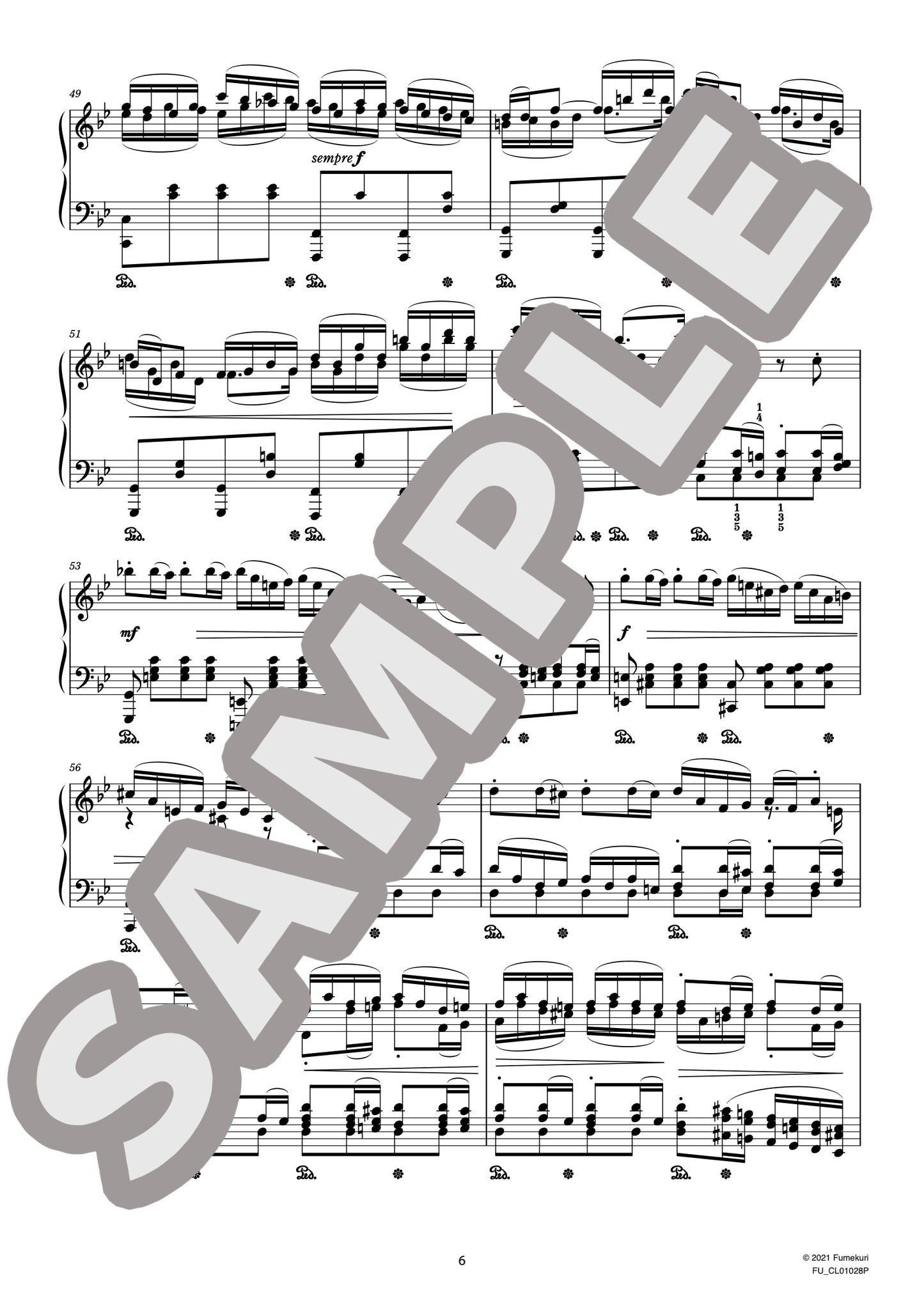 J.S.バッハによるブランデンブルク協奏曲 第6番 第1楽章(J.S.BACH=STRADAL) / クラシック・オリジナル楽曲【中上級】