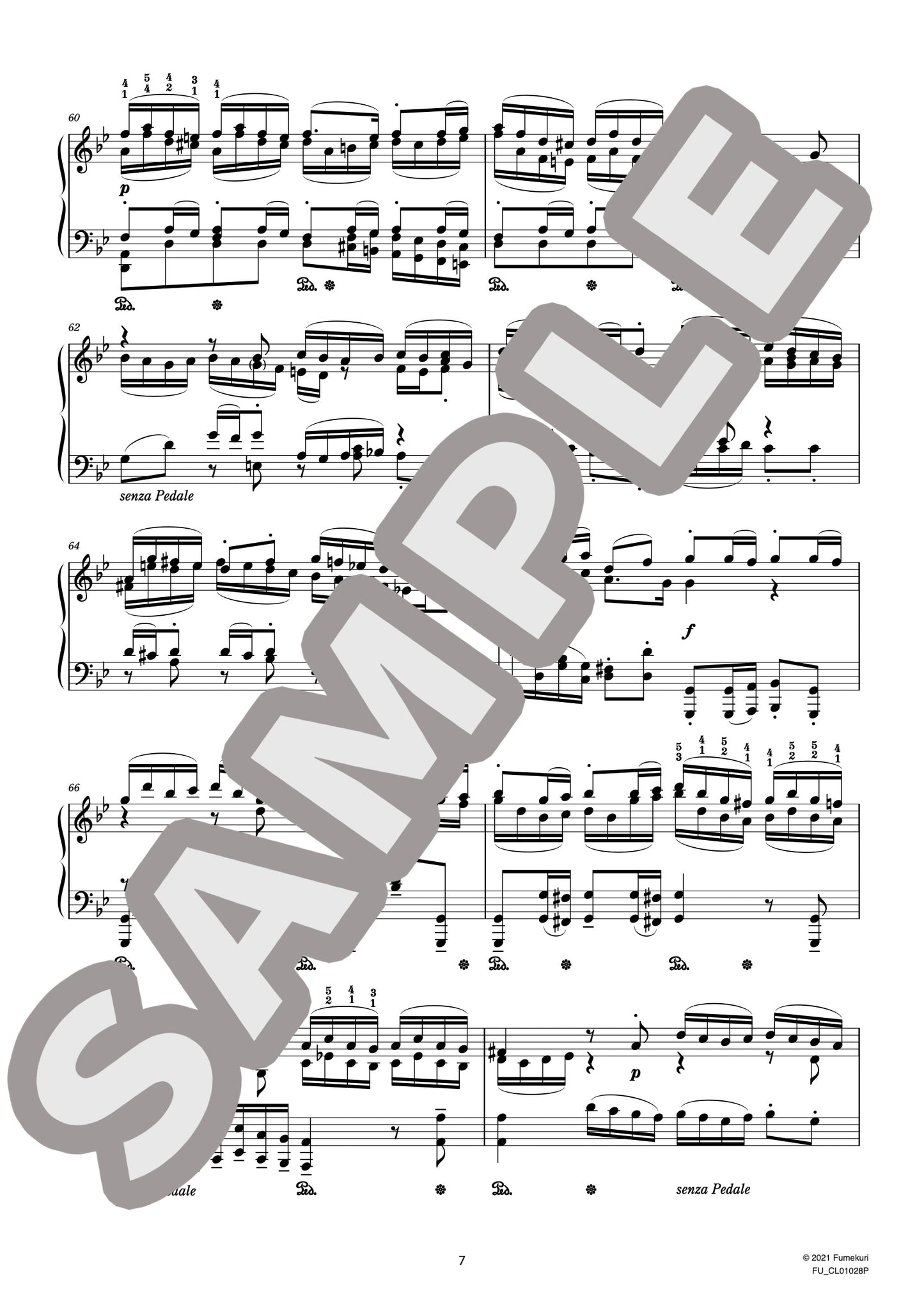 J.S.バッハによるブランデンブルク協奏曲 第6番 第1楽章(J.S.BACH=STRADAL) / クラシック・オリジナル楽曲【中上級】