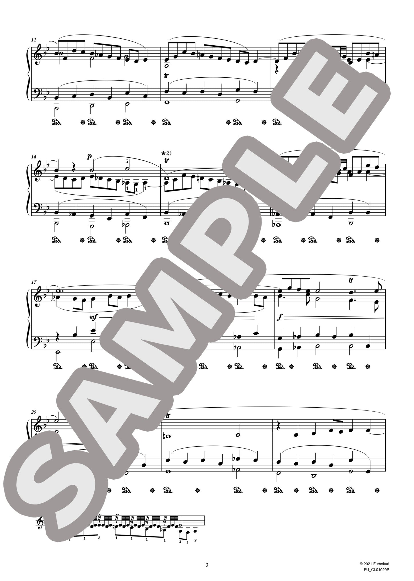 J.S.バッハによるブランデンブルク協奏曲 第6番 第2楽章(J.S.BACH=STRADAL) / クラシック・オリジナル楽曲【中上級】