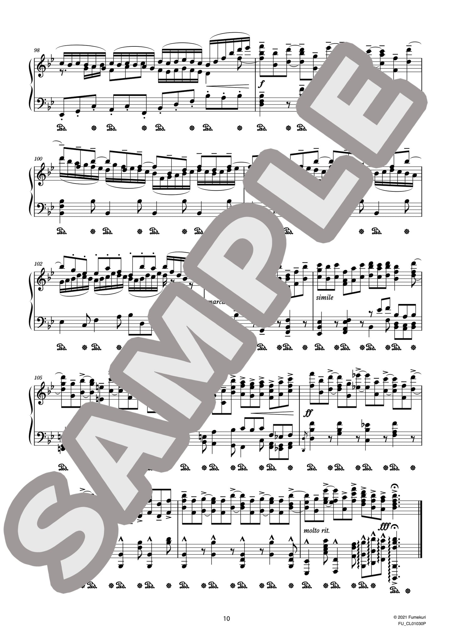 J.S.バッハによるブランデンブルク協奏曲 第6番 第3楽章(J.S.BACH=STRADAL) / クラシック・オリジナル楽曲【中上級】