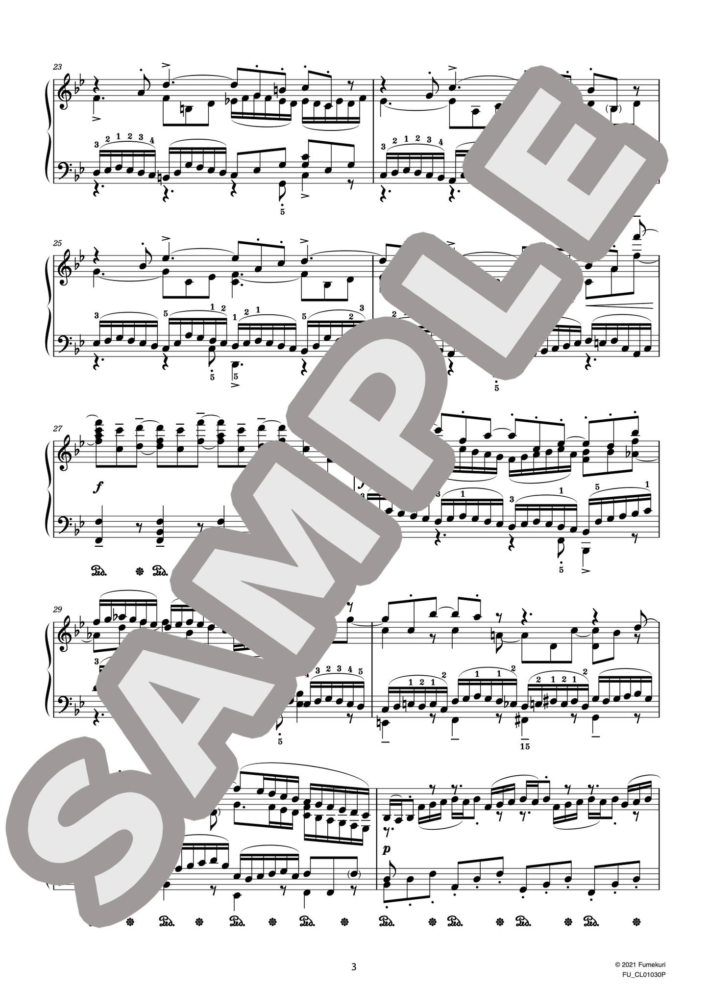 J.S.バッハによるブランデンブルク協奏曲 第6番 第3楽章(J.S.BACH=STRADAL) / クラシック・オリジナル楽曲【中上級】
