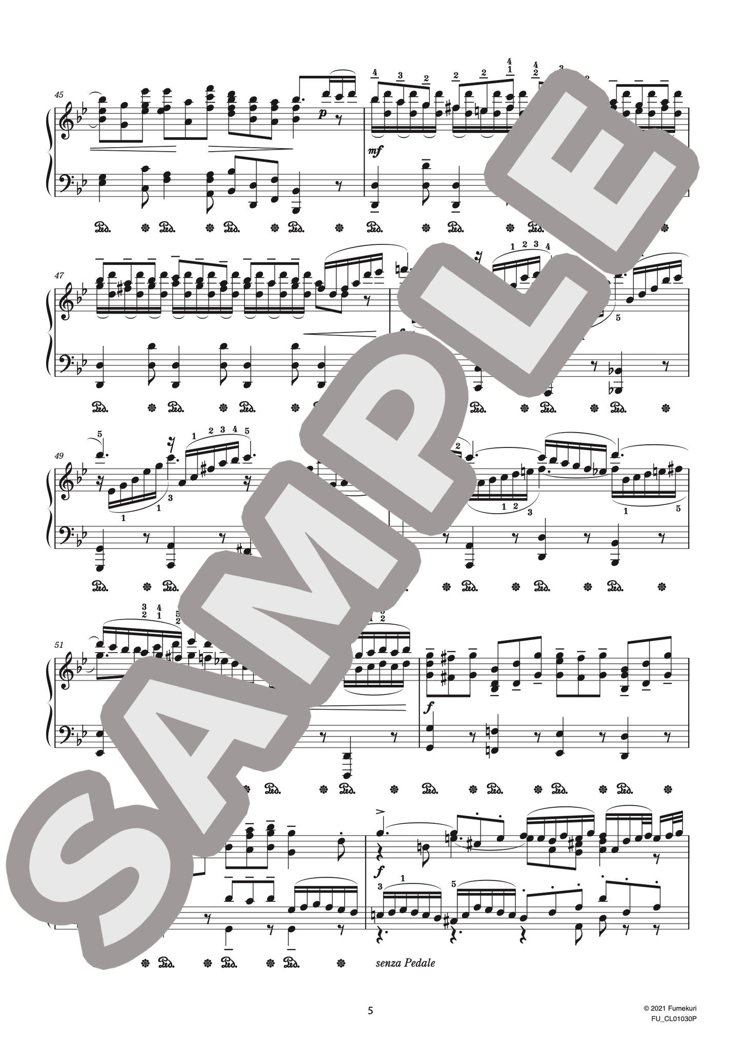 J.S.バッハによるブランデンブルク協奏曲 第6番 第3楽章(J.S.BACH=STRADAL) / クラシック・オリジナル楽曲【中上級】