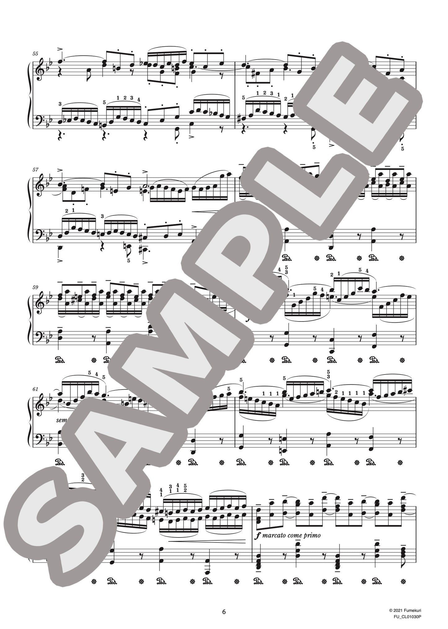 J.S.バッハによるブランデンブルク協奏曲 第6番 第3楽章(J.S.BACH=STRADAL) / クラシック・オリジナル楽曲【中上級】