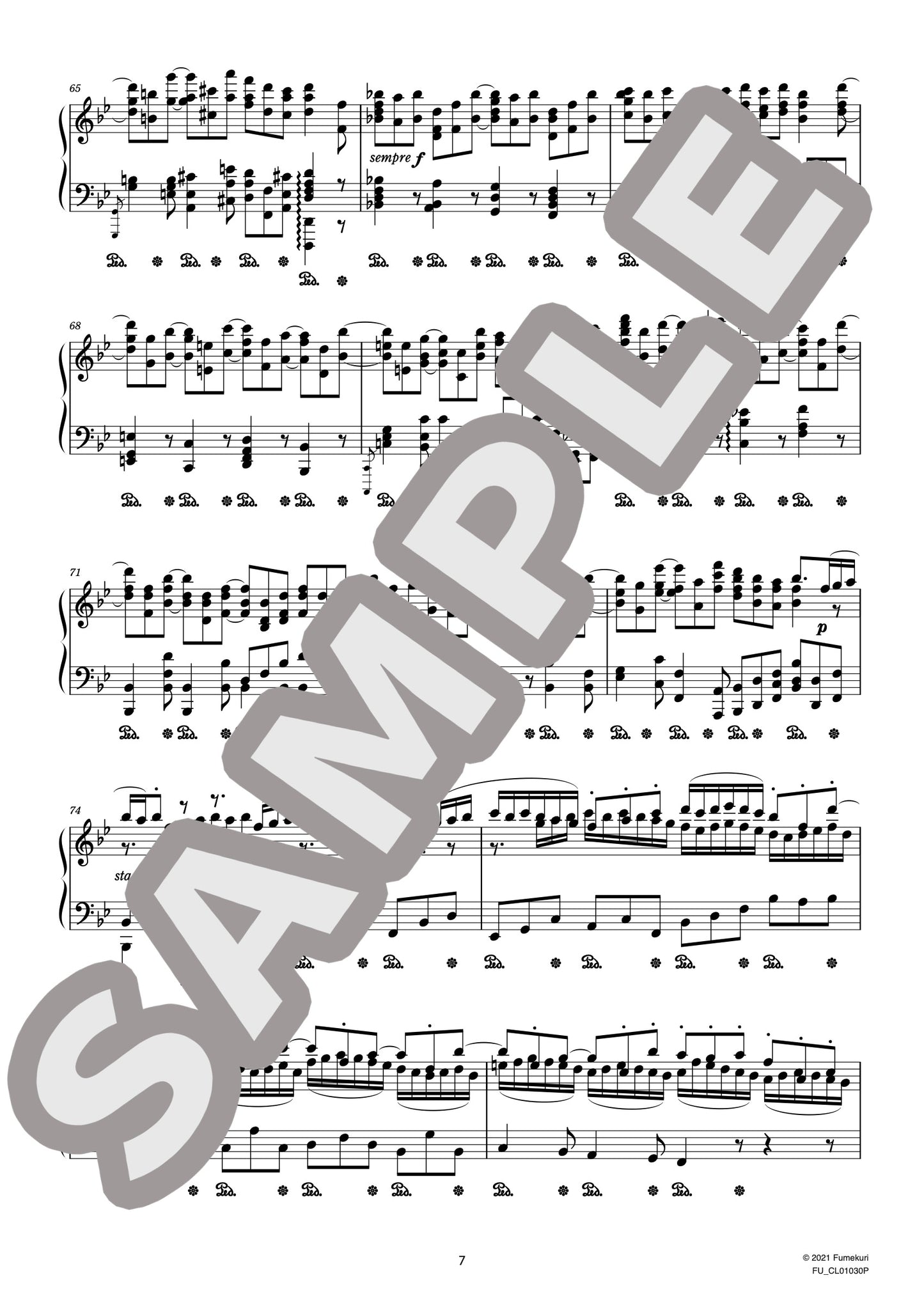 J.S.バッハによるブランデンブルク協奏曲 第6番 第3楽章(J.S.BACH=STRADAL) / クラシック・オリジナル楽曲【中上級】