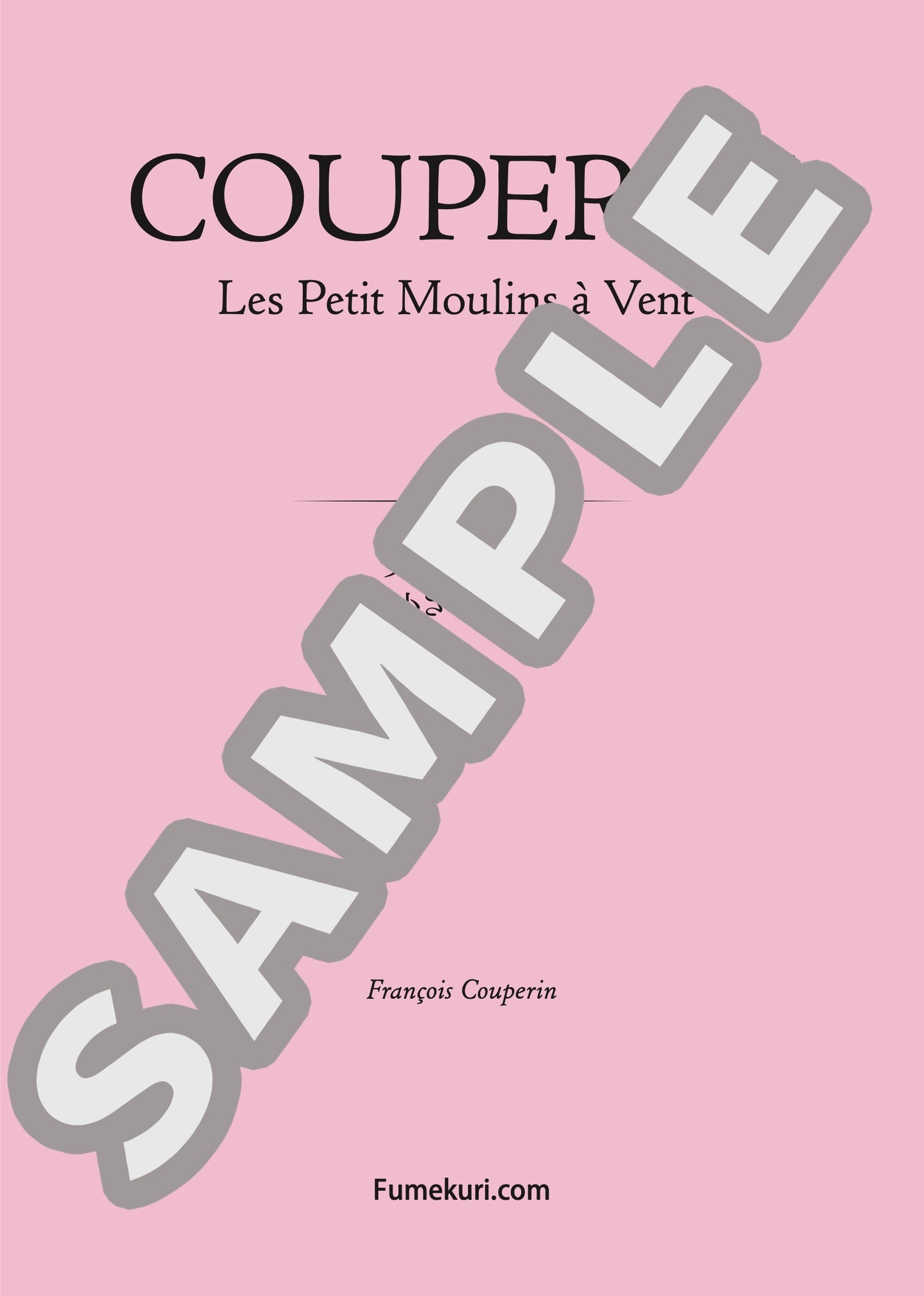 小さな風車(COUPERIN) / クラシック・オリジナル楽曲【中上級】