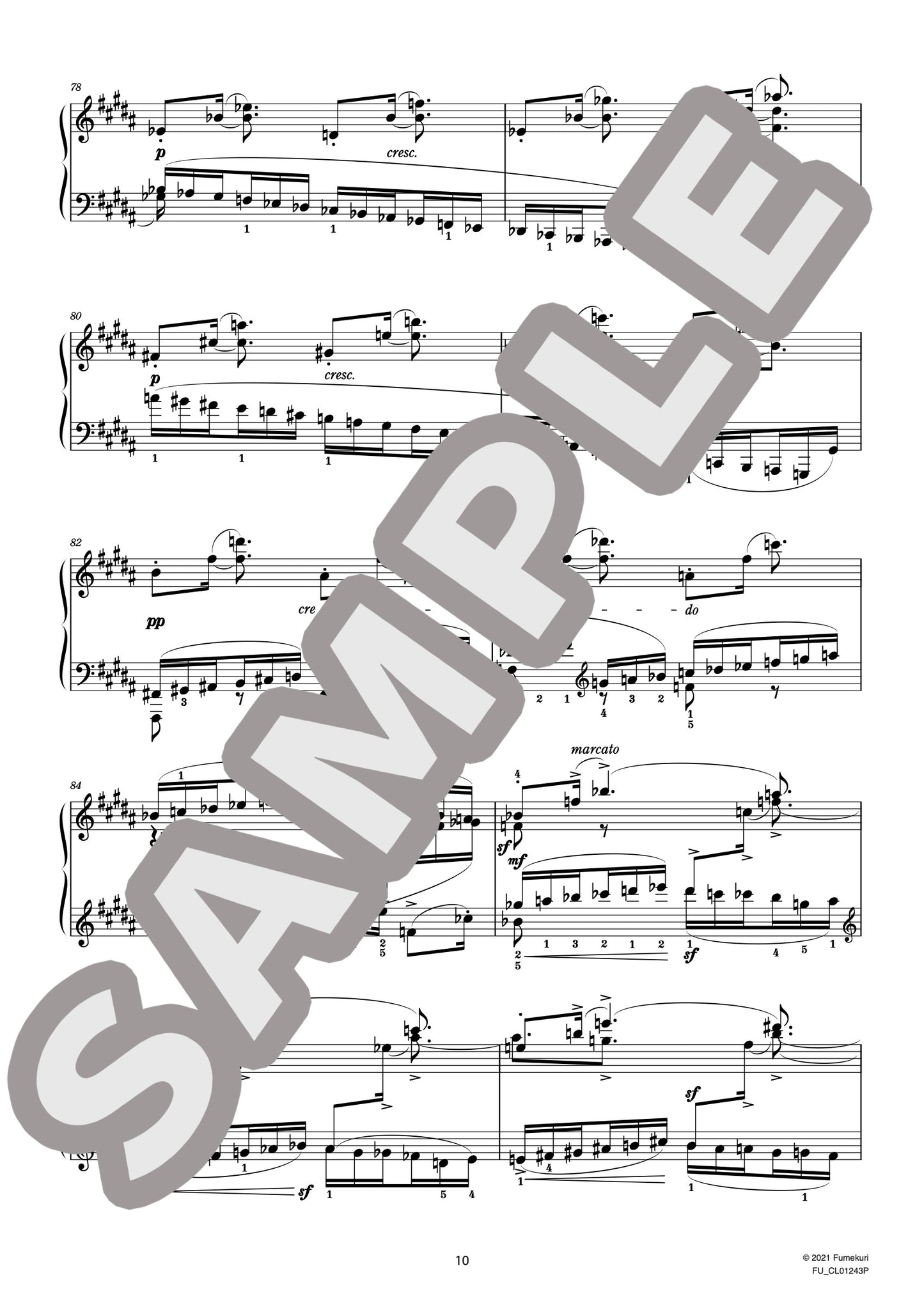 前奏曲とフーガ 嬰ト短調 作品29(SERGEI TANEYEV) / クラシック・オリジナル楽曲【中上級】