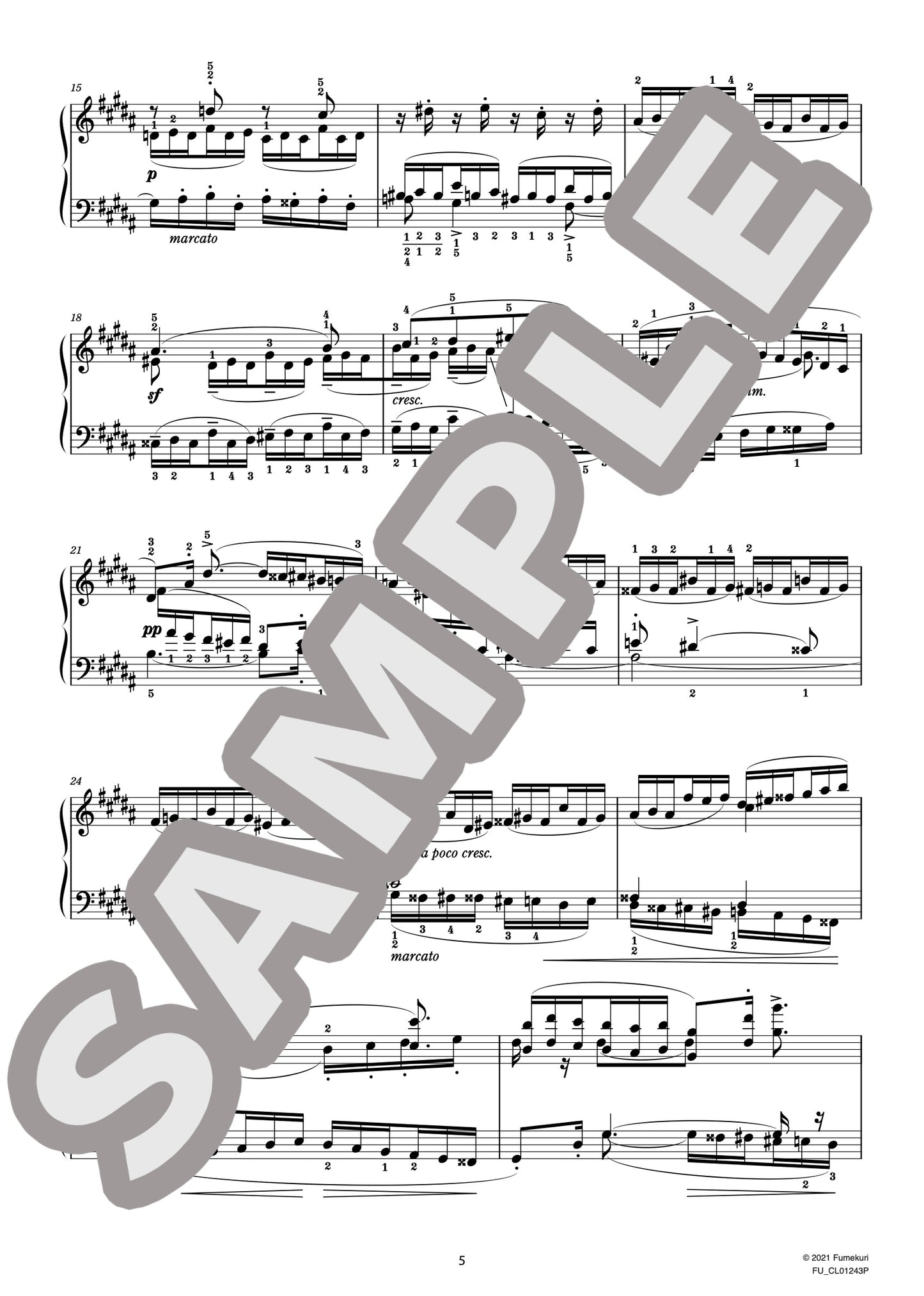 前奏曲とフーガ 嬰ト短調 作品29(SERGEI TANEYEV) / クラシック・オリジナル楽曲【中上級】