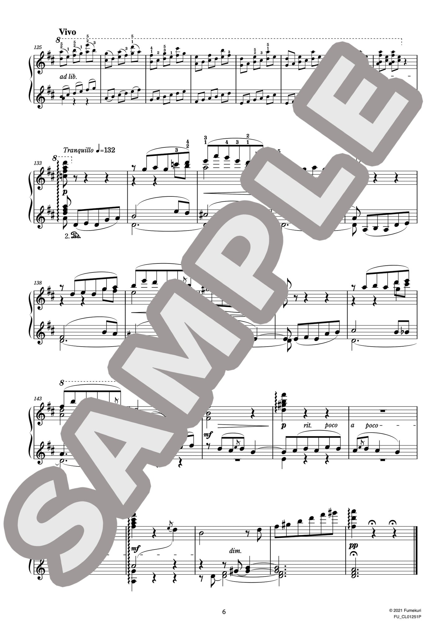 前奏曲と2つのマズルカ 前奏曲 作品25-1(GLAZUNOV) / クラシック・オリジナル楽曲【中上級】