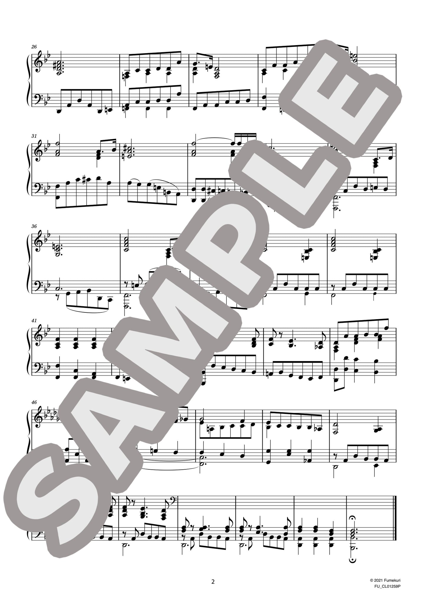 マリア・モラフスカに捧ぐ 前奏曲 変ロ短調(ČIURLIONIS) / クラシック・オリジナル楽曲【中上級】