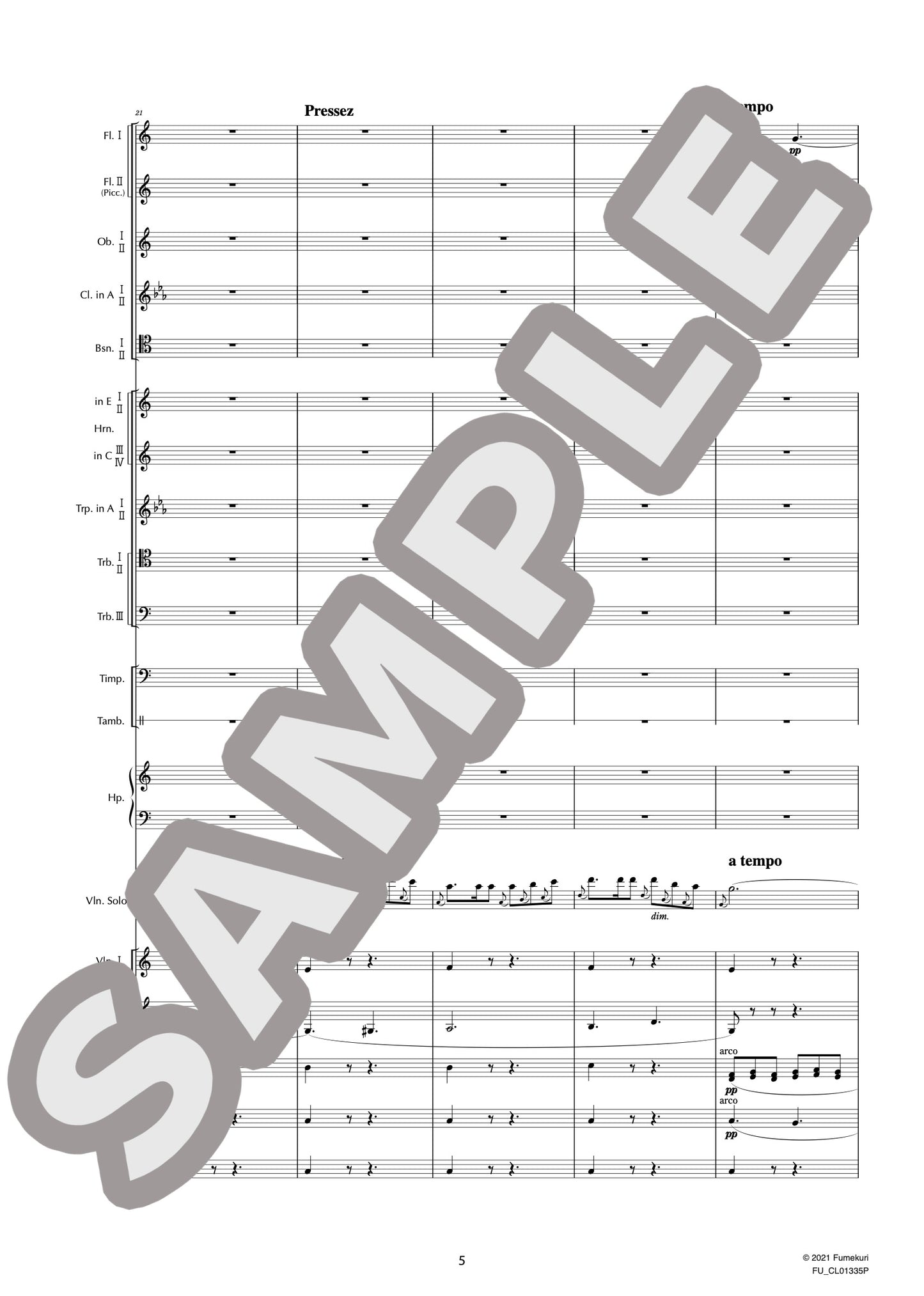 カルメン幻想曲 作品25 II. Lento assai(SARASATE) / クラシック・オリジナル楽曲【中上級】
