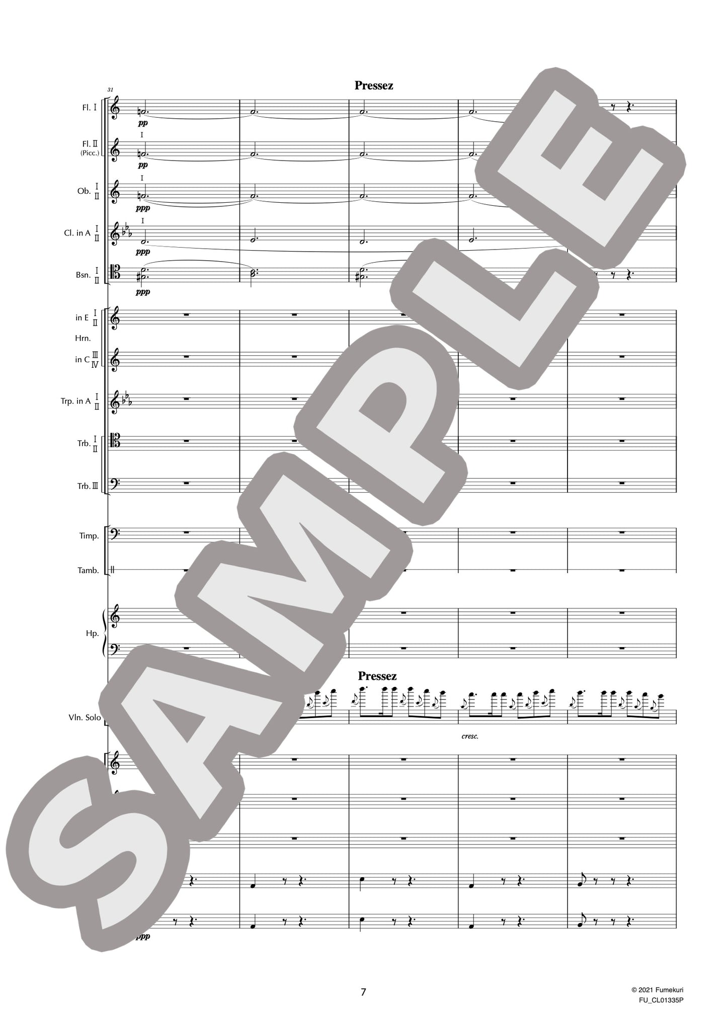 カルメン幻想曲 作品25 II. Lento assai(SARASATE) / クラシック・オリジナル楽曲【中上級】