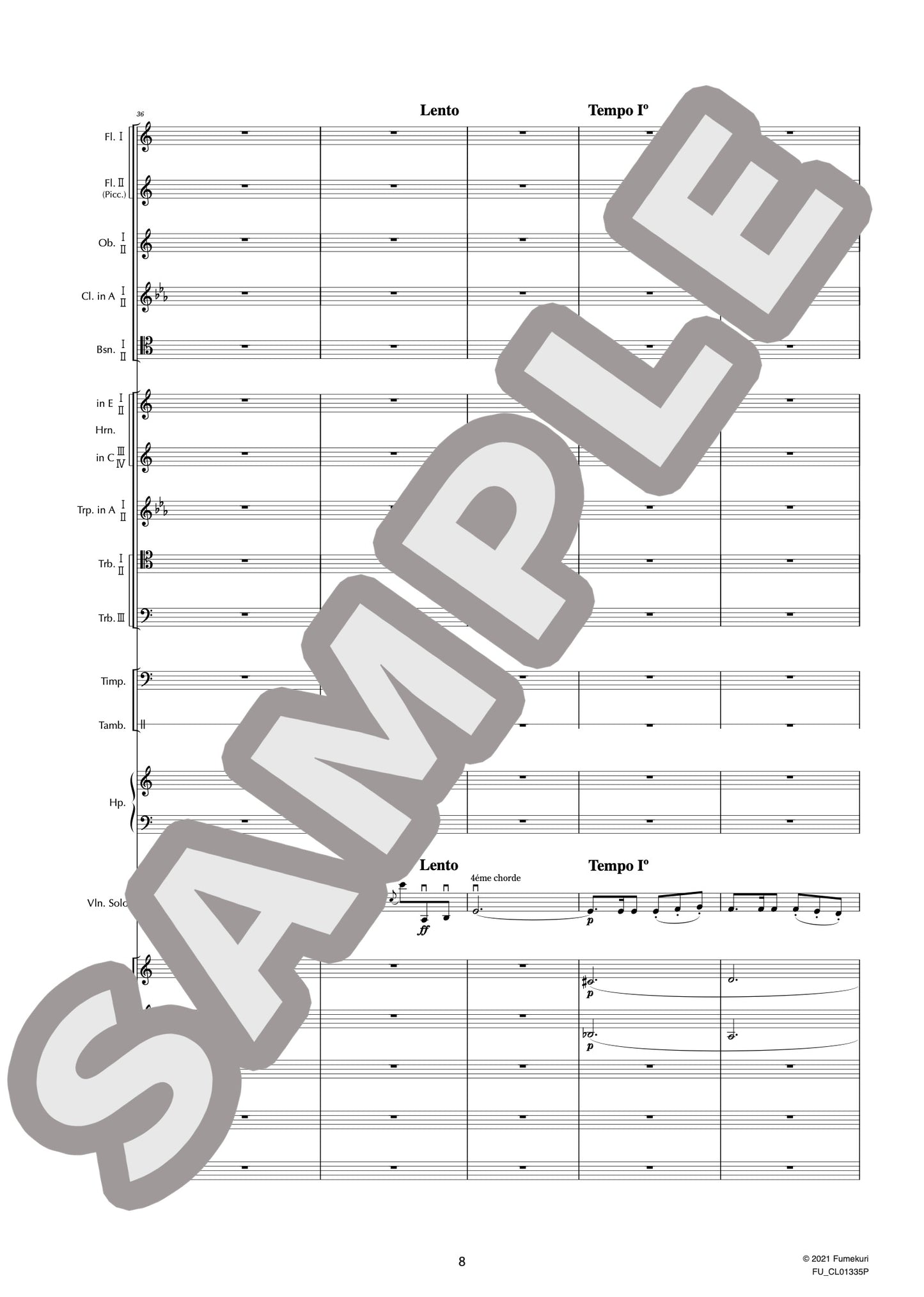 カルメン幻想曲 作品25 II. Lento assai(SARASATE) / クラシック・オリジナル楽曲【中上級】