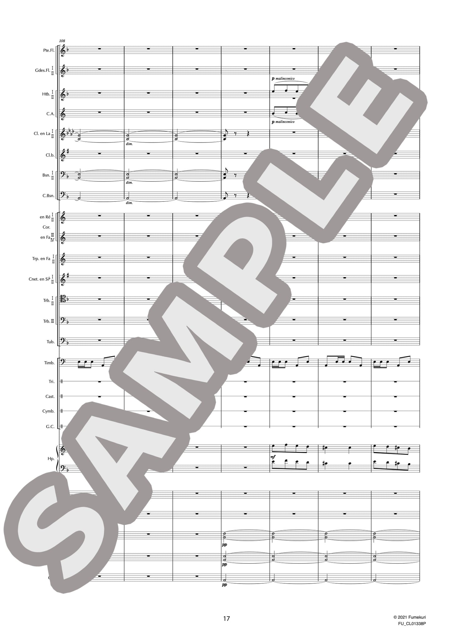 歌劇『サムソンとデリラ』 作品47より バッカナール(SAINT-SAËNS) / クラシック・オリジナル楽曲【中上級】
