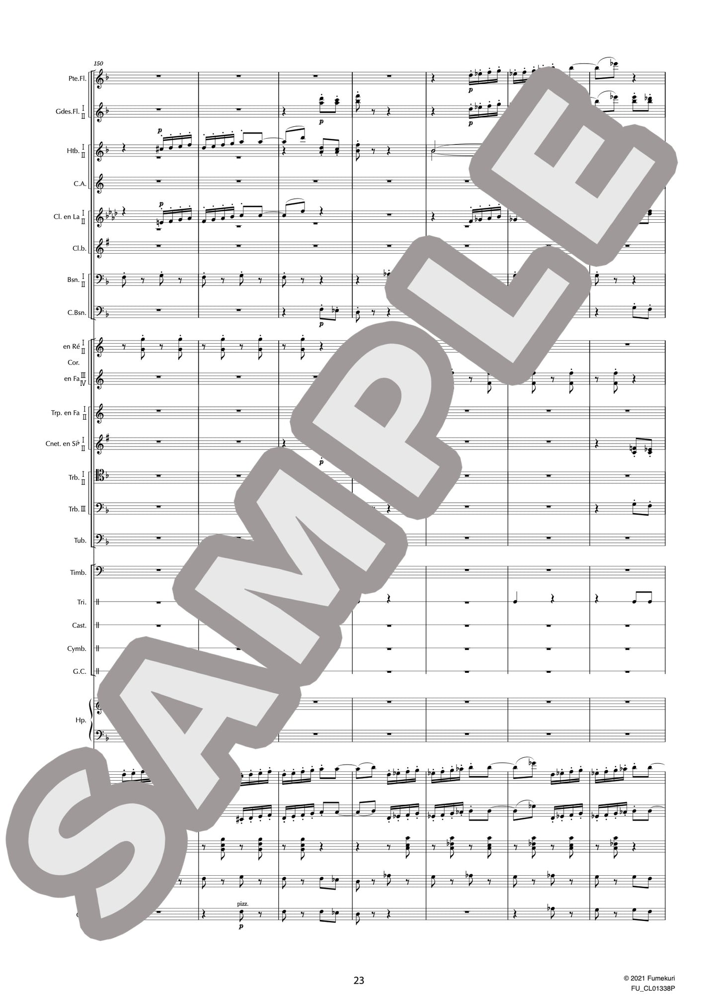 歌劇『サムソンとデリラ』 作品47より バッカナール(SAINT-SAËNS) / クラシック・オリジナル楽曲【中上級】