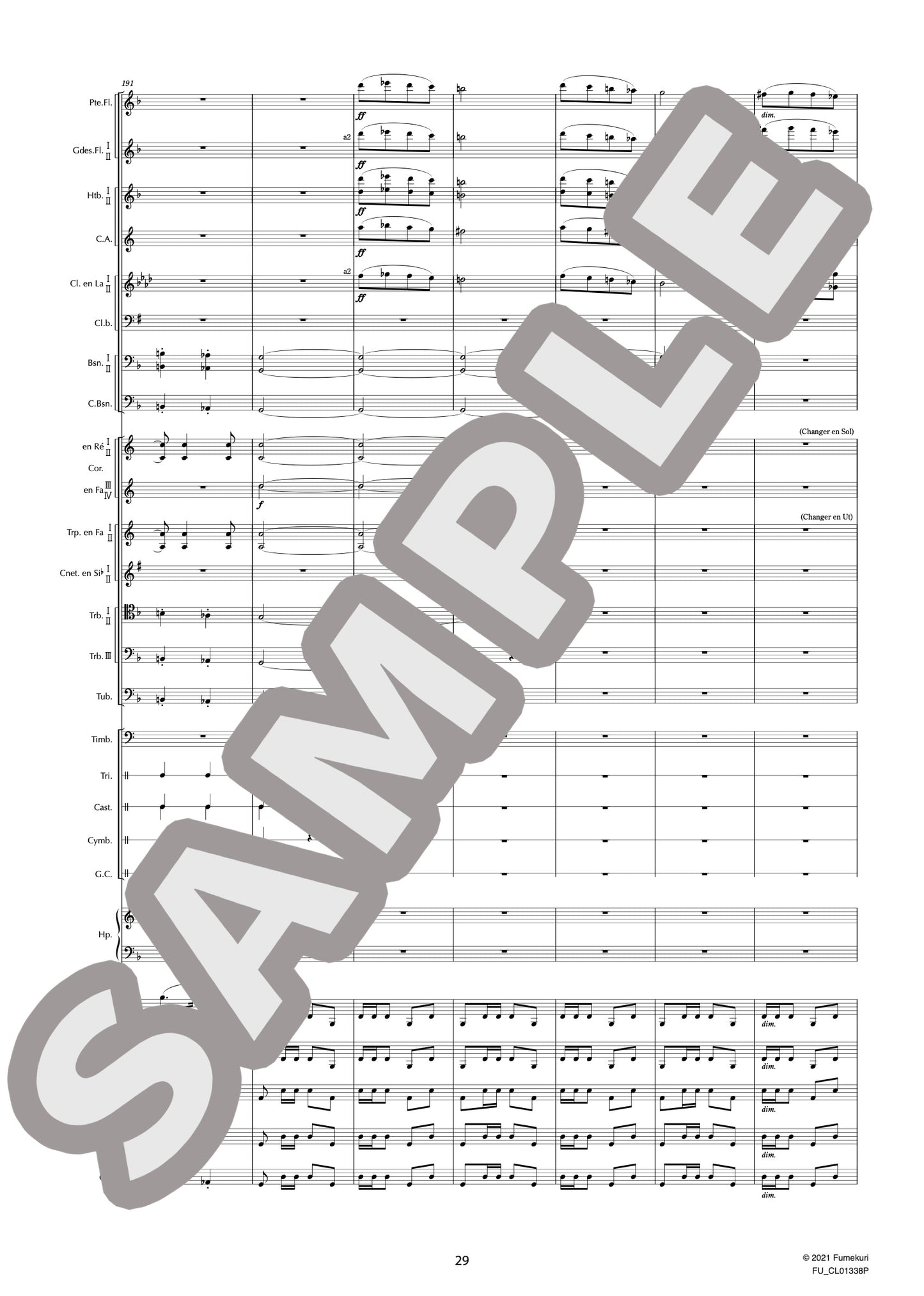 歌劇『サムソンとデリラ』 作品47より バッカナール(SAINT-SAËNS) / クラシック・オリジナル楽曲【中上級】