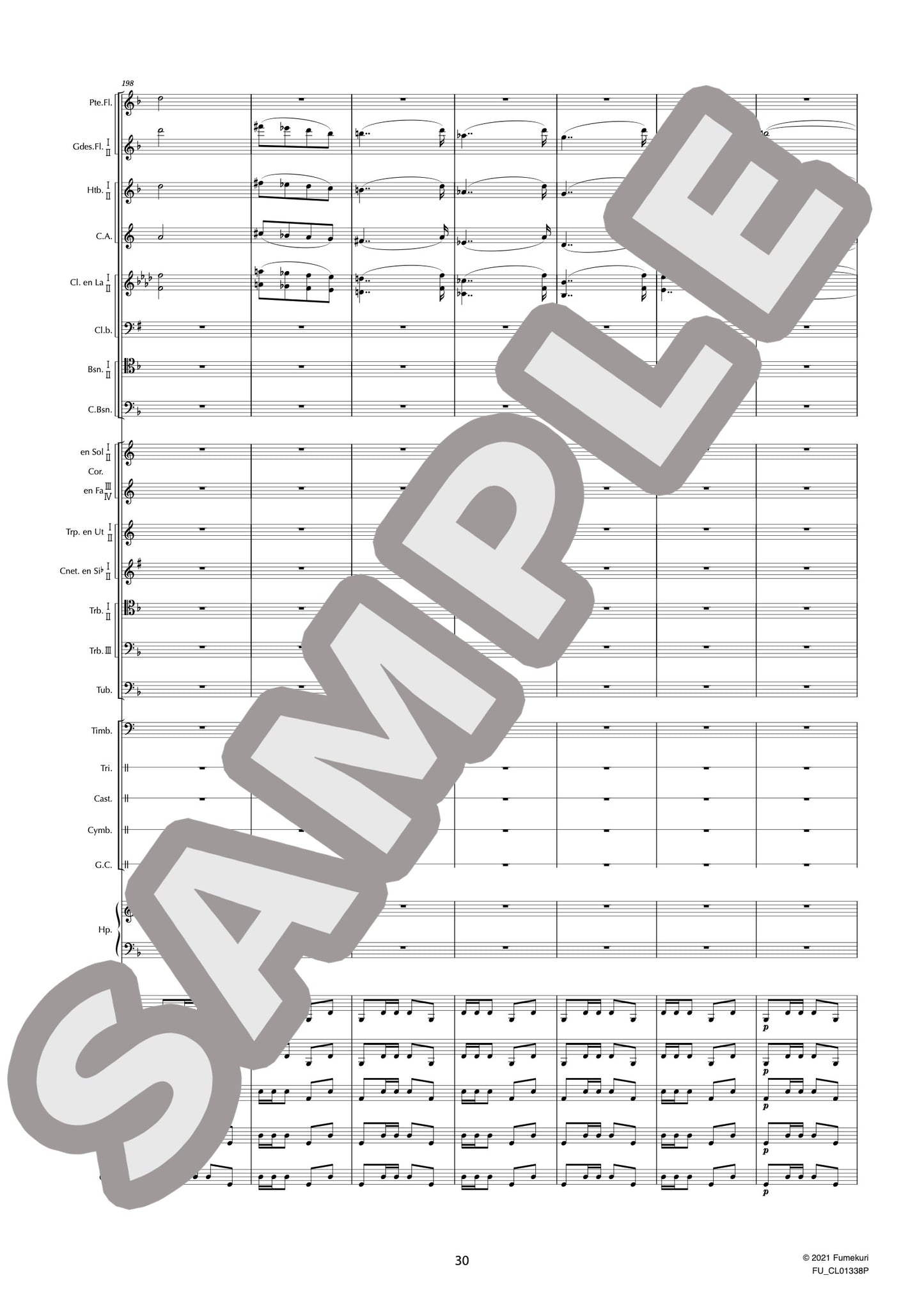 歌劇『サムソンとデリラ』 作品47より バッカナール(SAINT-SAËNS) / クラシック・オリジナル楽曲【中上級】
