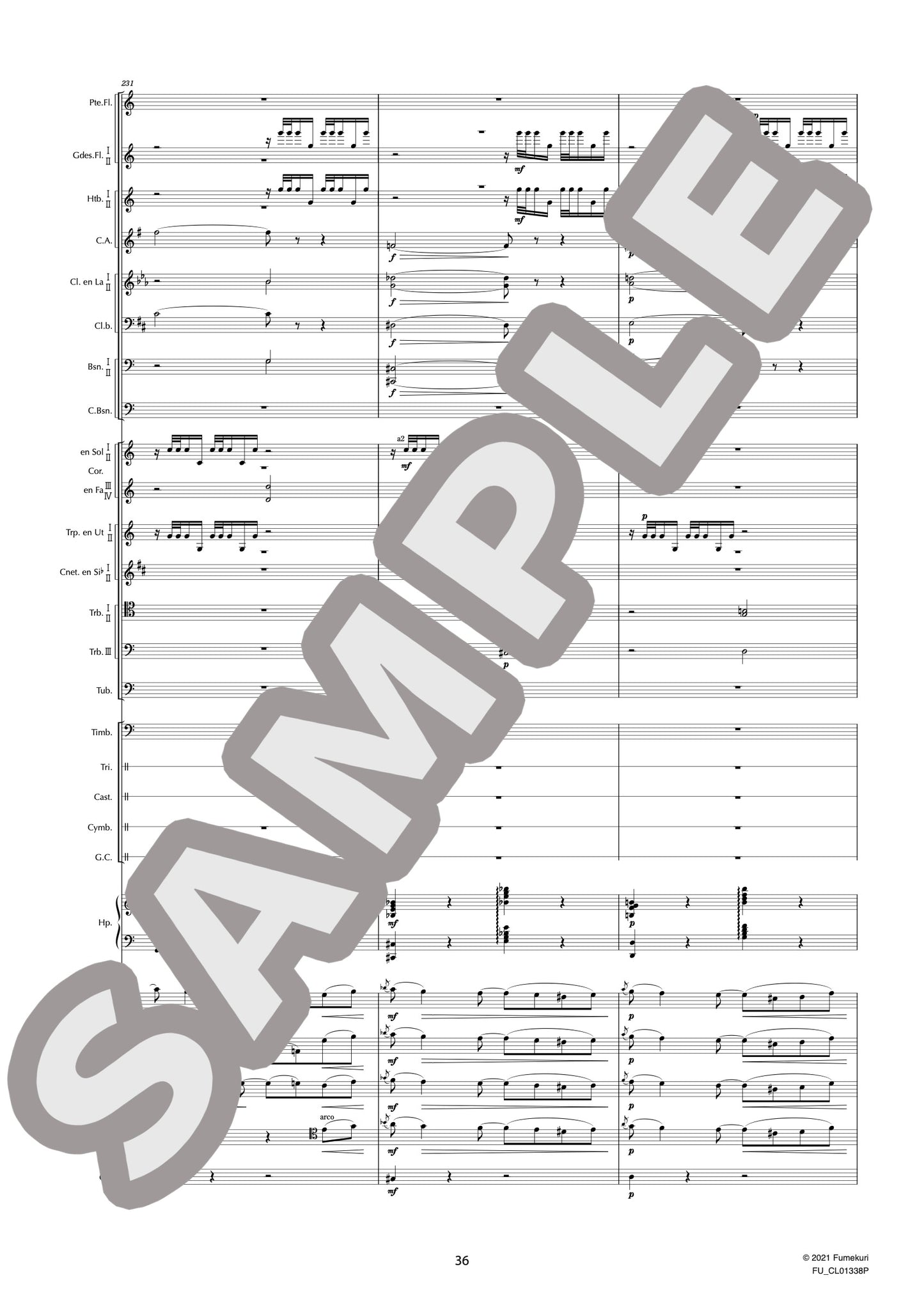 歌劇『サムソンとデリラ』 作品47より バッカナール(SAINT-SAËNS) / クラシック・オリジナル楽曲【中上級】