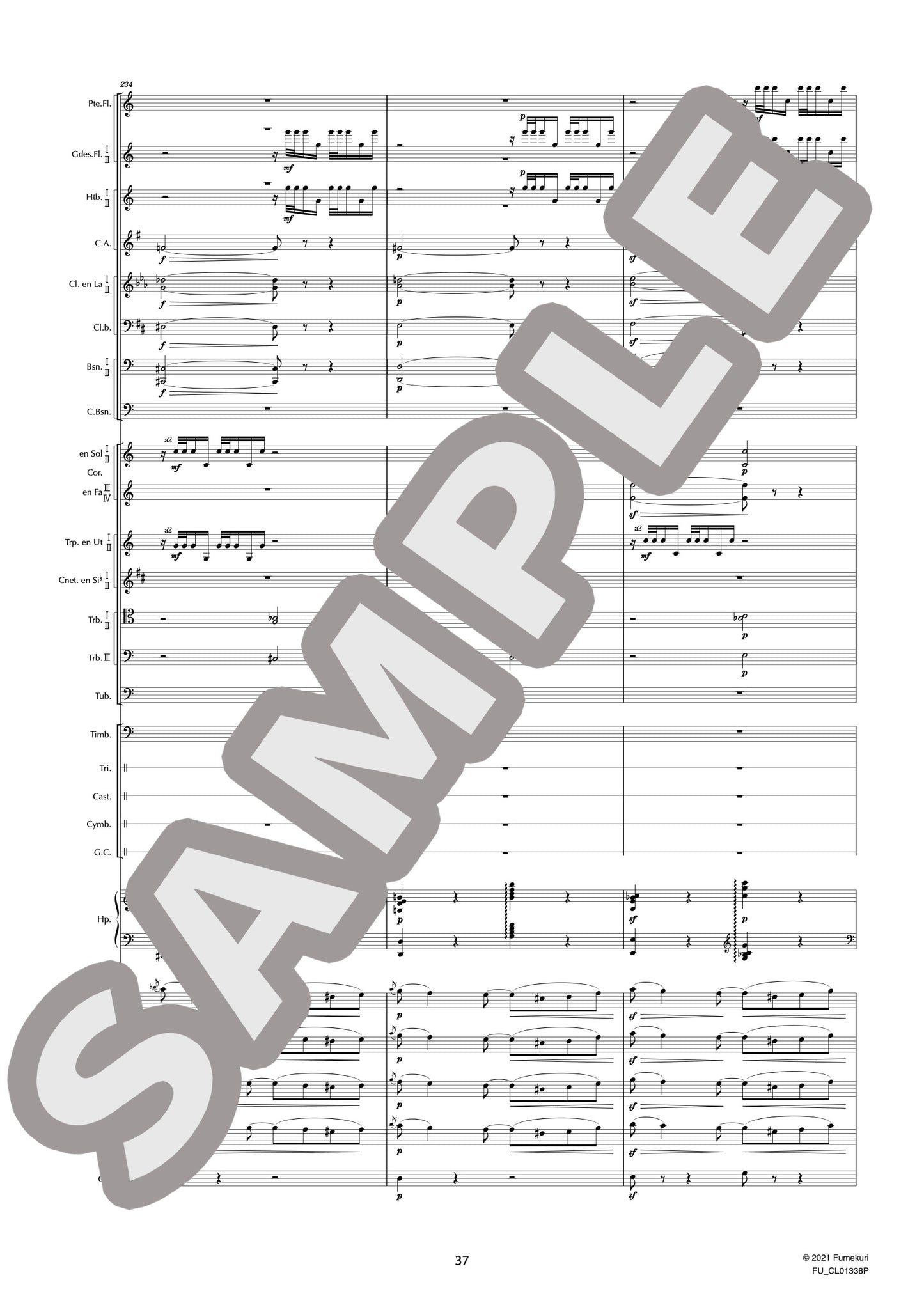 歌劇『サムソンとデリラ』 作品47より バッカナール(SAINT-SAËNS) / クラシック・オリジナル楽曲【中上級】