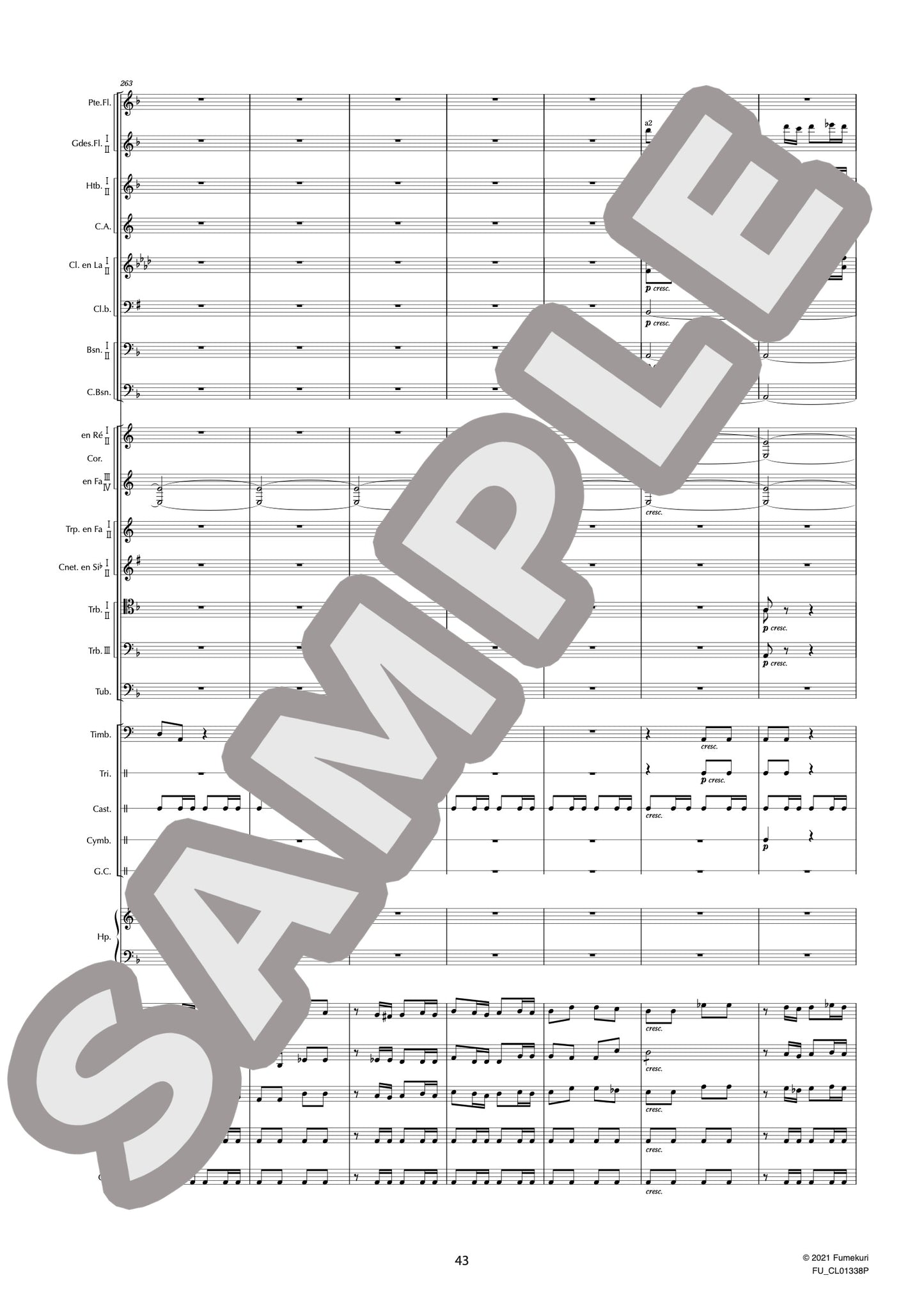 歌劇『サムソンとデリラ』 作品47より バッカナール(SAINT-SAËNS) / クラシック・オリジナル楽曲【中上級】