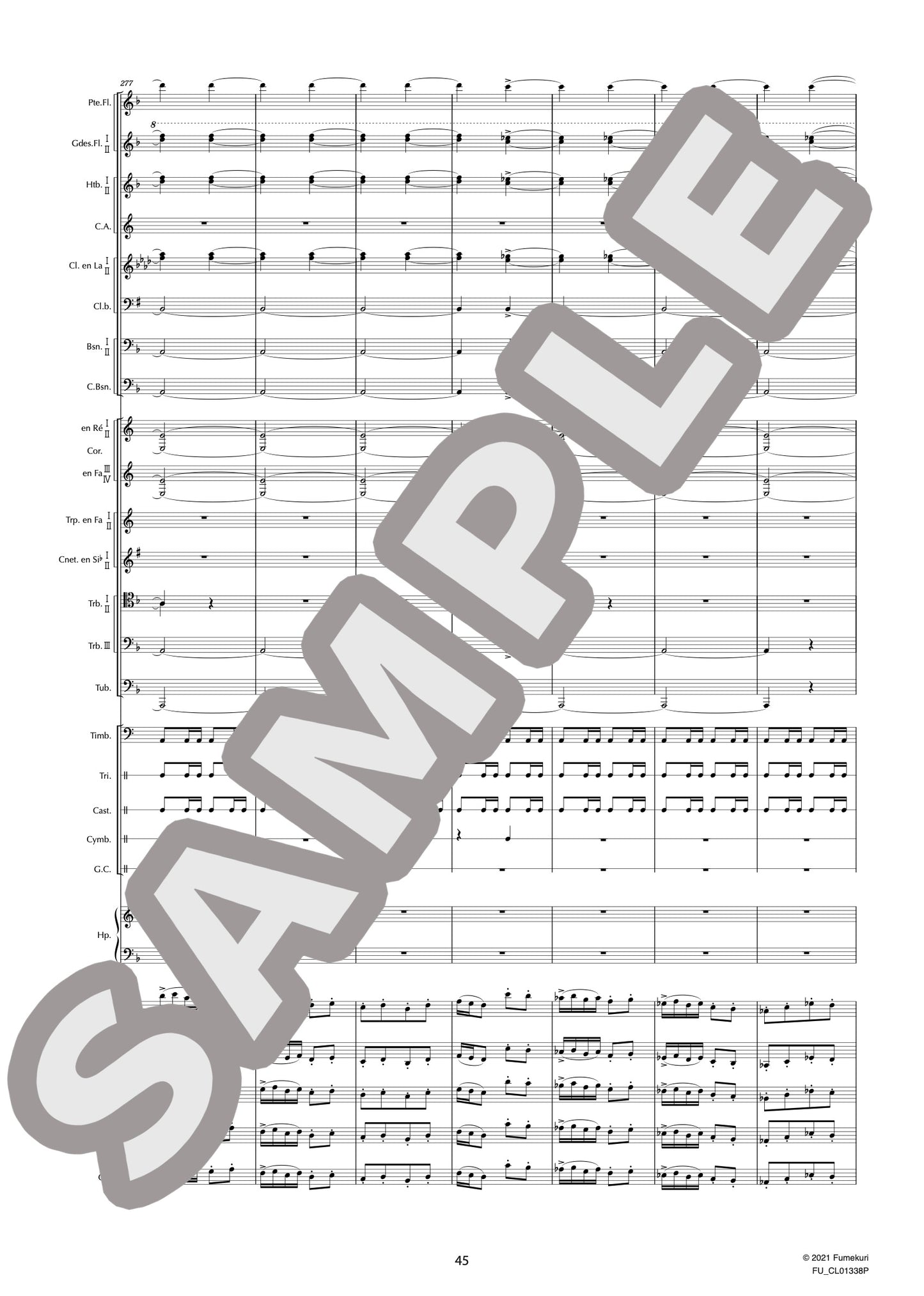 歌劇『サムソンとデリラ』 作品47より バッカナール(SAINT-SAËNS) / クラシック・オリジナル楽曲【中上級】