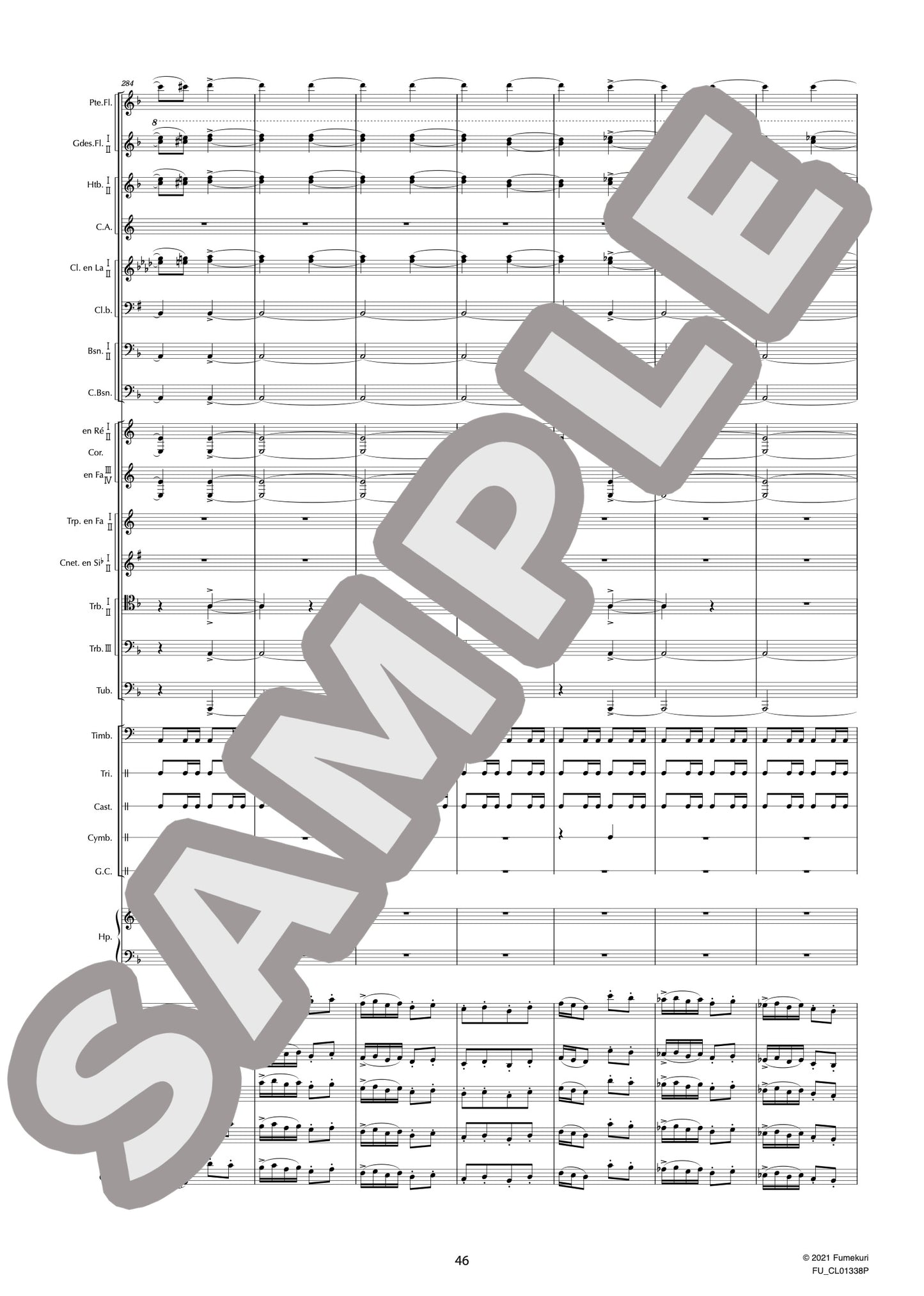 歌劇『サムソンとデリラ』 作品47より バッカナール(SAINT-SAËNS) / クラシック・オリジナル楽曲【中上級】