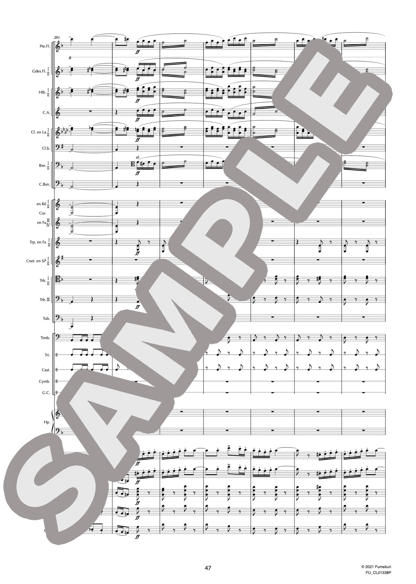 歌劇『サムソンとデリラ』 作品47より バッカナール(SAINT-SAËNS) / クラシック・オリジナル楽曲【中上級】