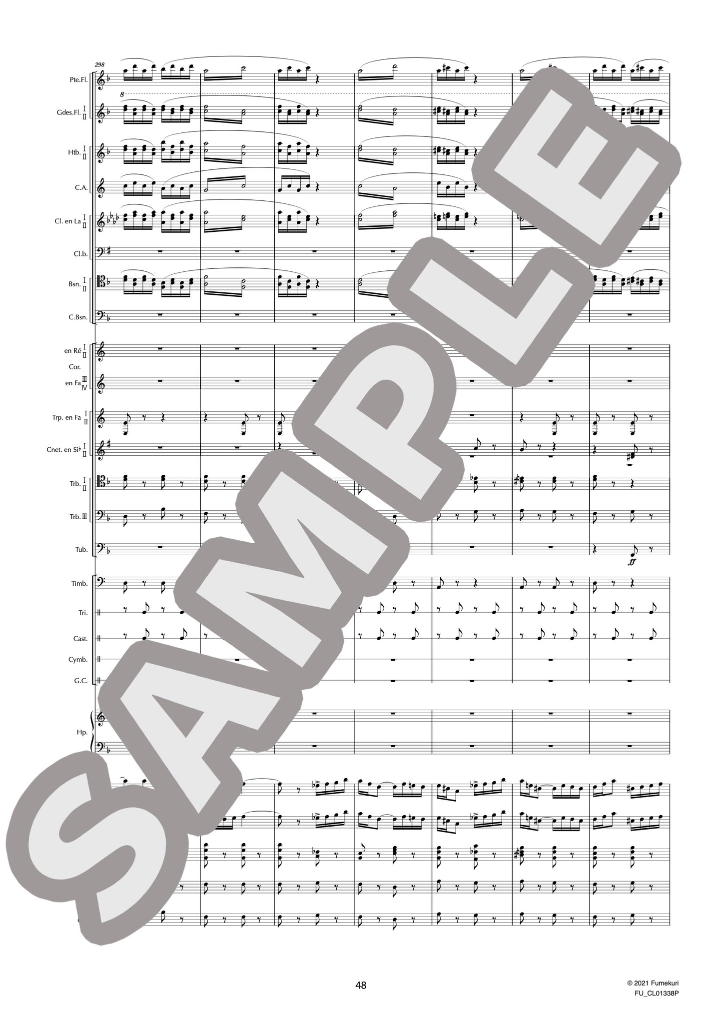 歌劇『サムソンとデリラ』 作品47より バッカナール(SAINT-SAËNS) / クラシック・オリジナル楽曲【中上級】