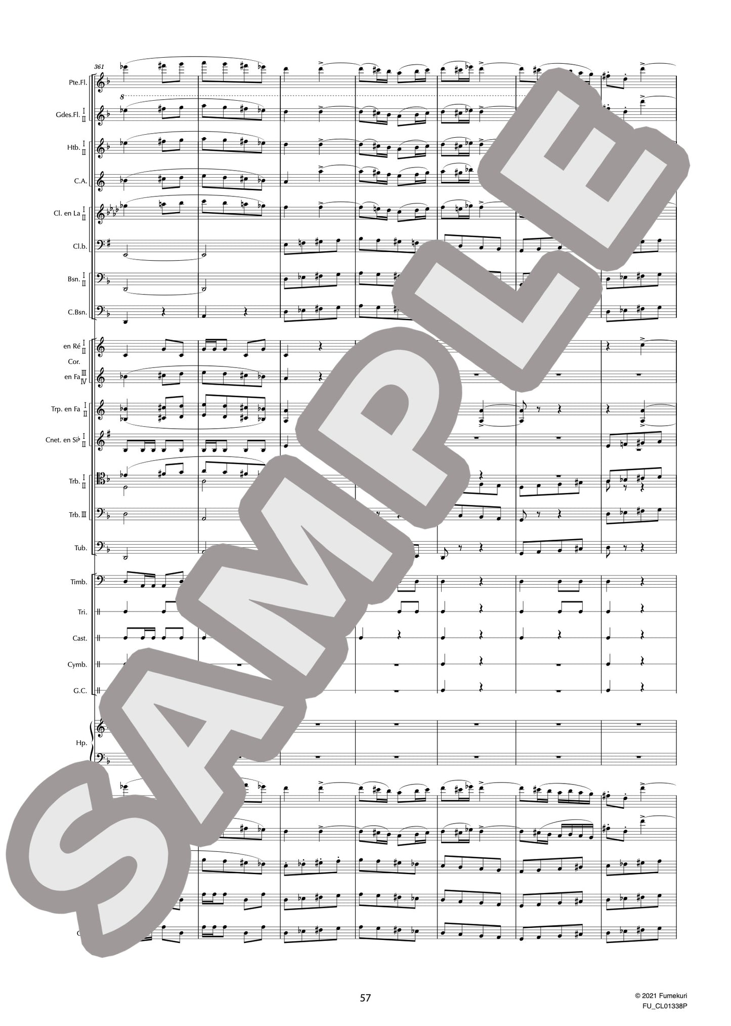 歌劇『サムソンとデリラ』 作品47より バッカナール(SAINT-SAËNS) / クラシック・オリジナル楽曲【中上級】
