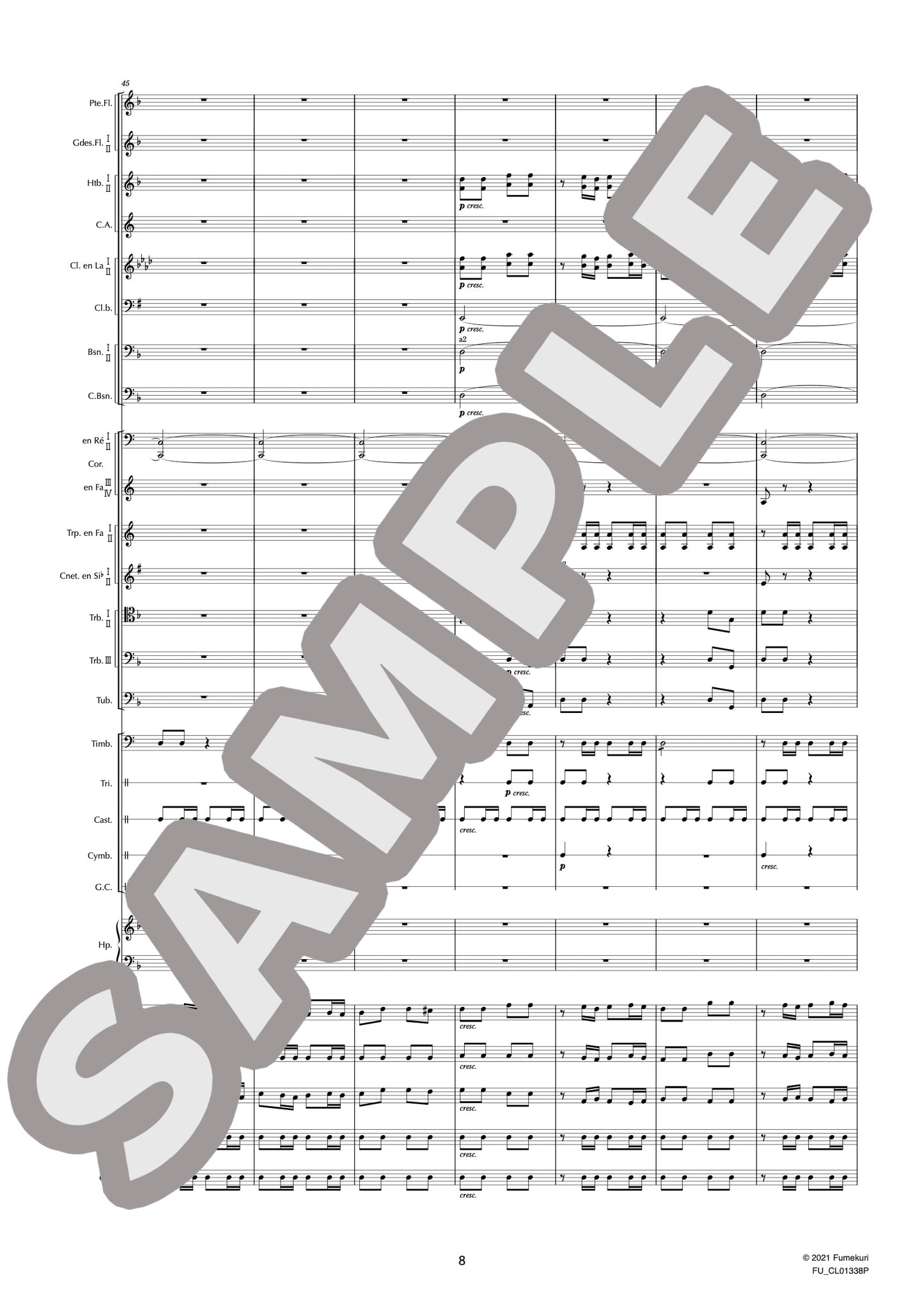 歌劇『サムソンとデリラ』 作品47より バッカナール(SAINT-SAËNS) / クラシック・オリジナル楽曲【中上級】
