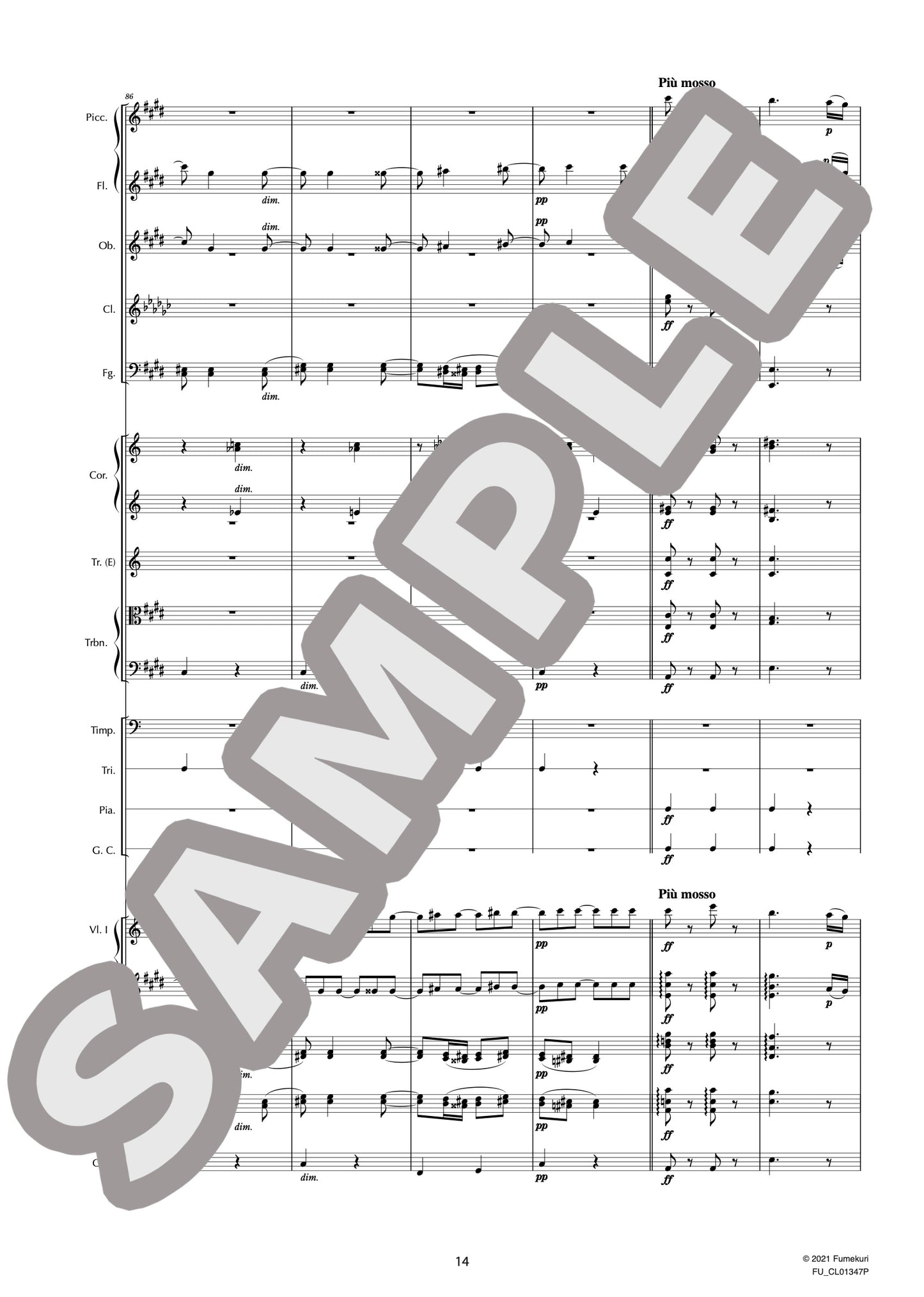 スラヴ舞曲集第1集 作品46 第3番 変イ長調(DVOŘÁK) / クラシック・オリジナル楽曲【中上級】
